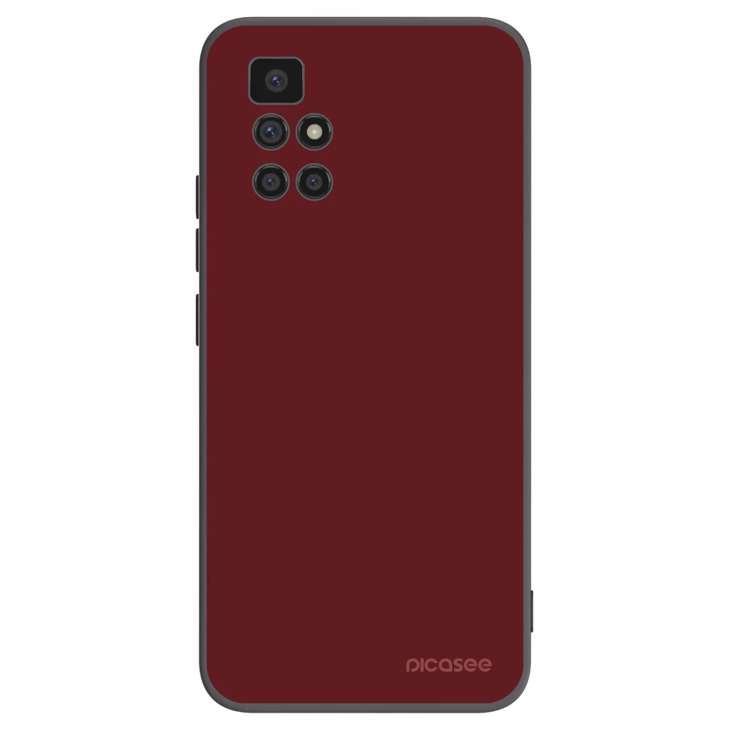 Picasee Μαύρη θήκη σιλικόνης για Xiaomi Redmi 10 (2022) - Red Bliss
