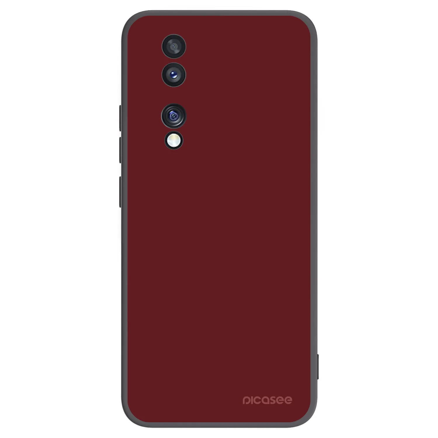 Picasee Μαύρη θήκη σιλικόνης για Honor 70 - Red Bliss
