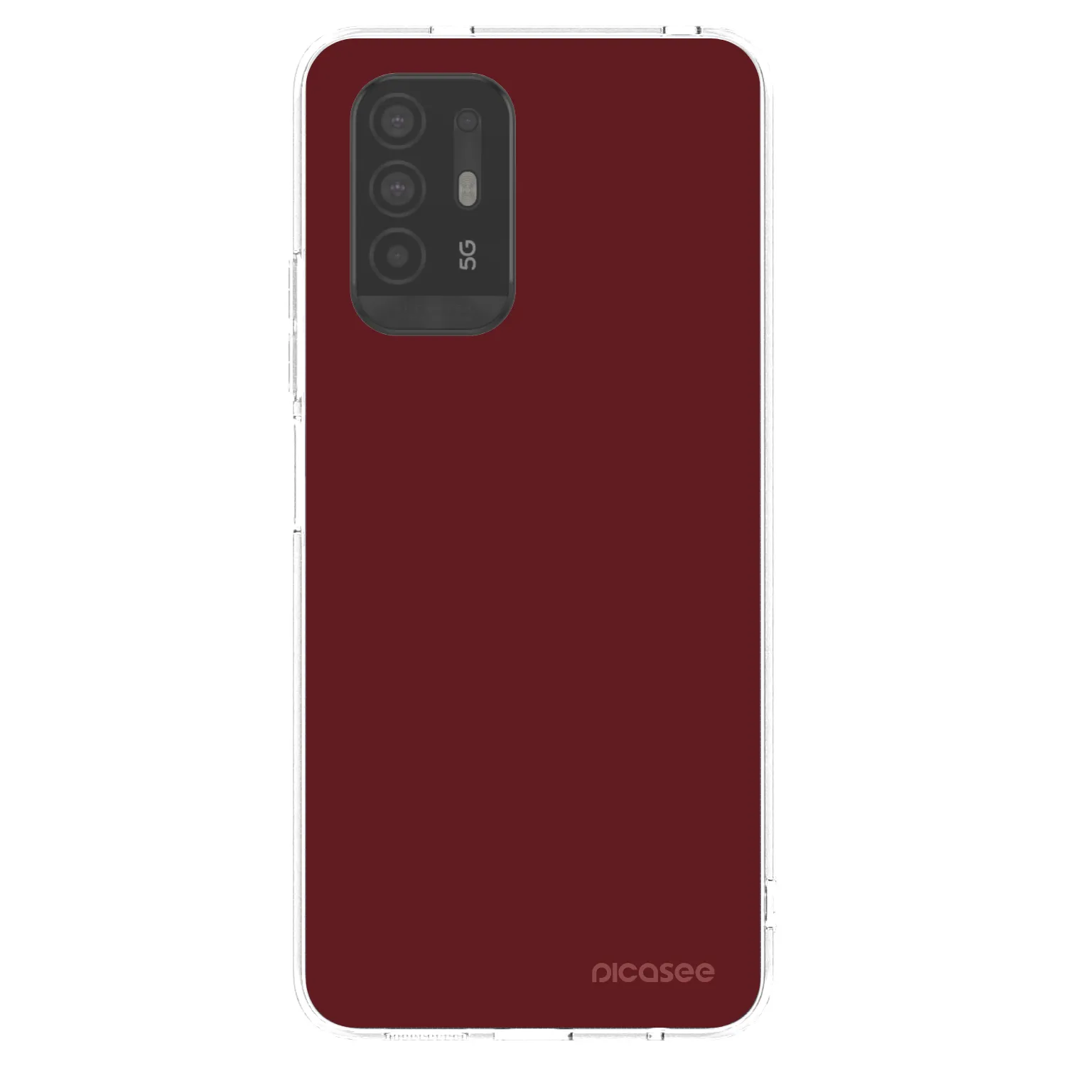 Picasee διαφανής θήκη σιλικόνης OPPO A94 5G - Red Bliss