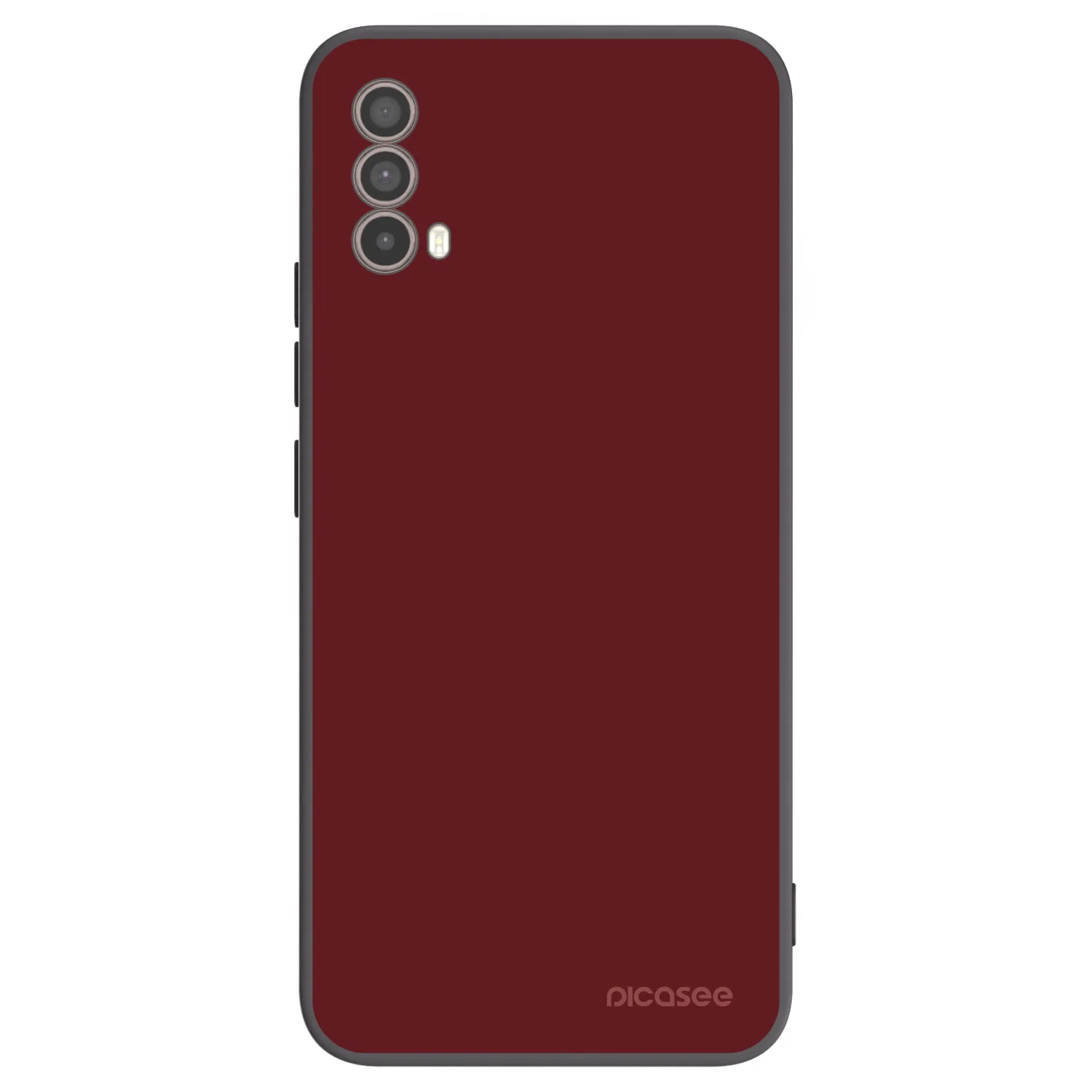 Picasee Μαύρη θήκη σιλικόνης για Motorola Moto E40 - Red Bliss