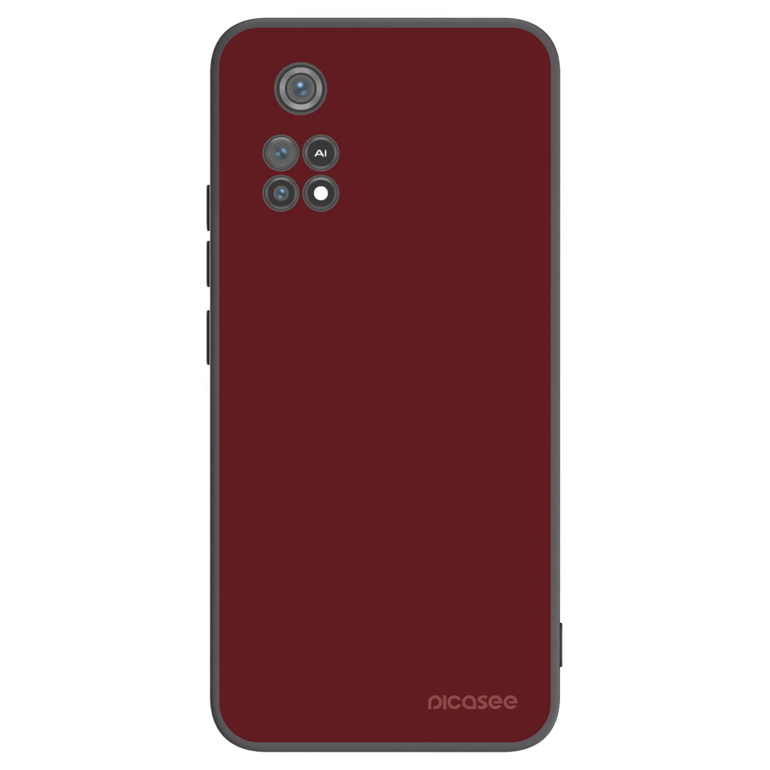 Picasee Μαύρη θήκη σιλικόνης για Xiaomi Poco M4 Pro - Red Bliss