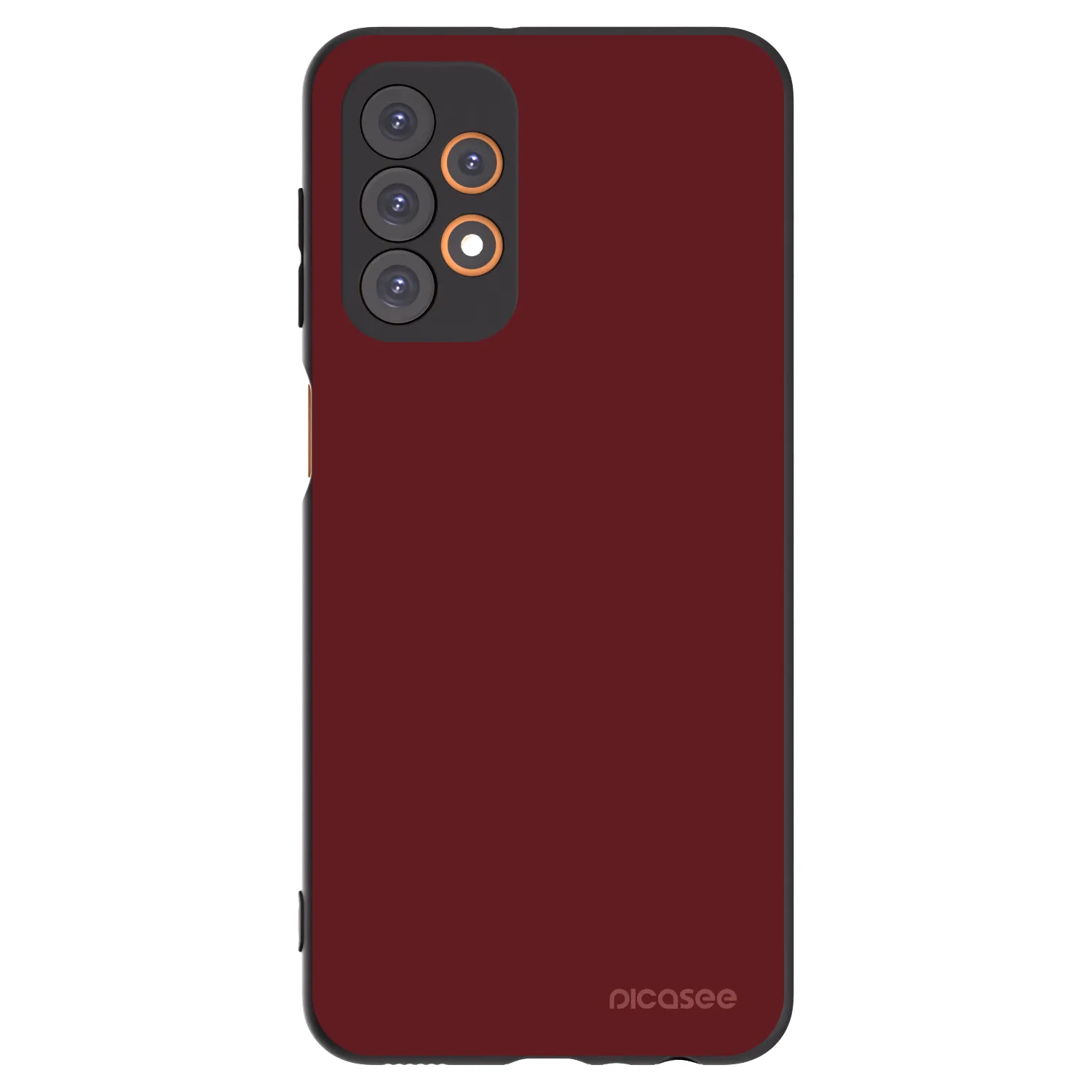 Picasee Μαύρη θήκη σιλικόνης για Samsung Galaxy A23 A235F 4G - Red Bliss
