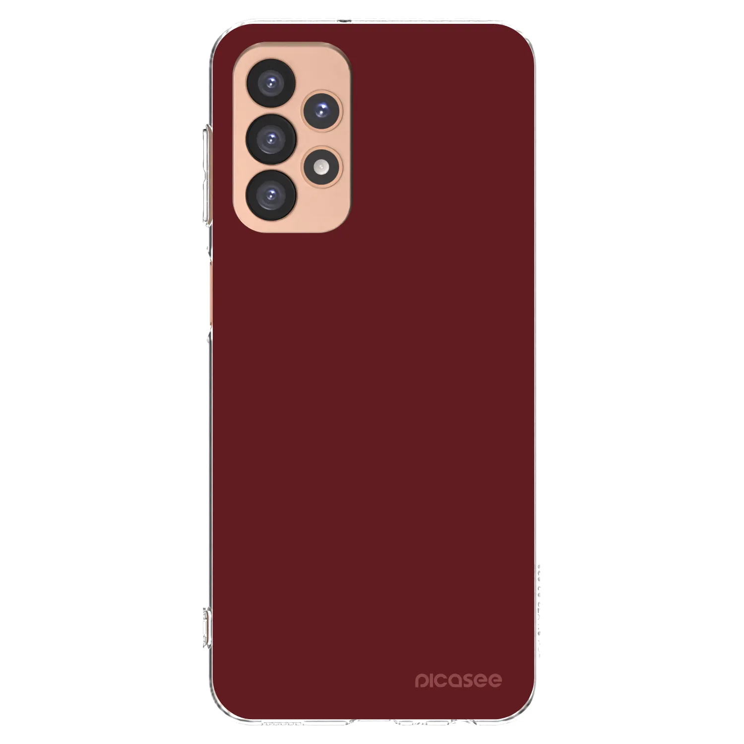 Picasee διαφανής θήκη σιλικόνης Samsung Galaxy A23 A236B 5G - Red Bliss