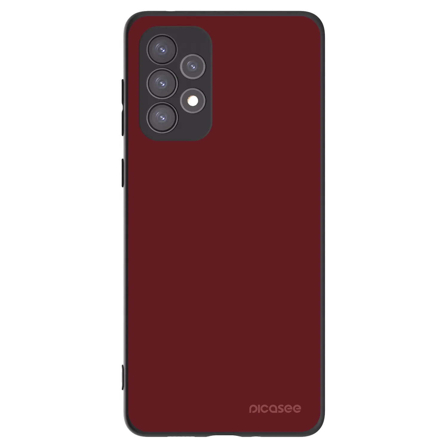 Picasee Μαύρη θήκη σιλικόνης για Samsung Galaxy A73 5G - Red Bliss