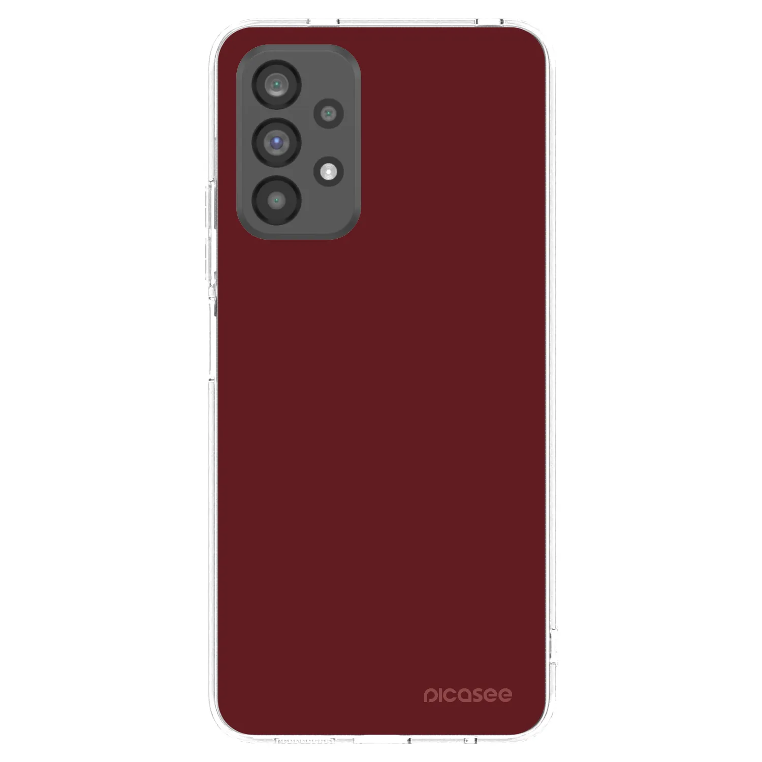 Picasee διαφανής θήκη σιλικόνης Samsung Galaxy A73 5G - Red Bliss