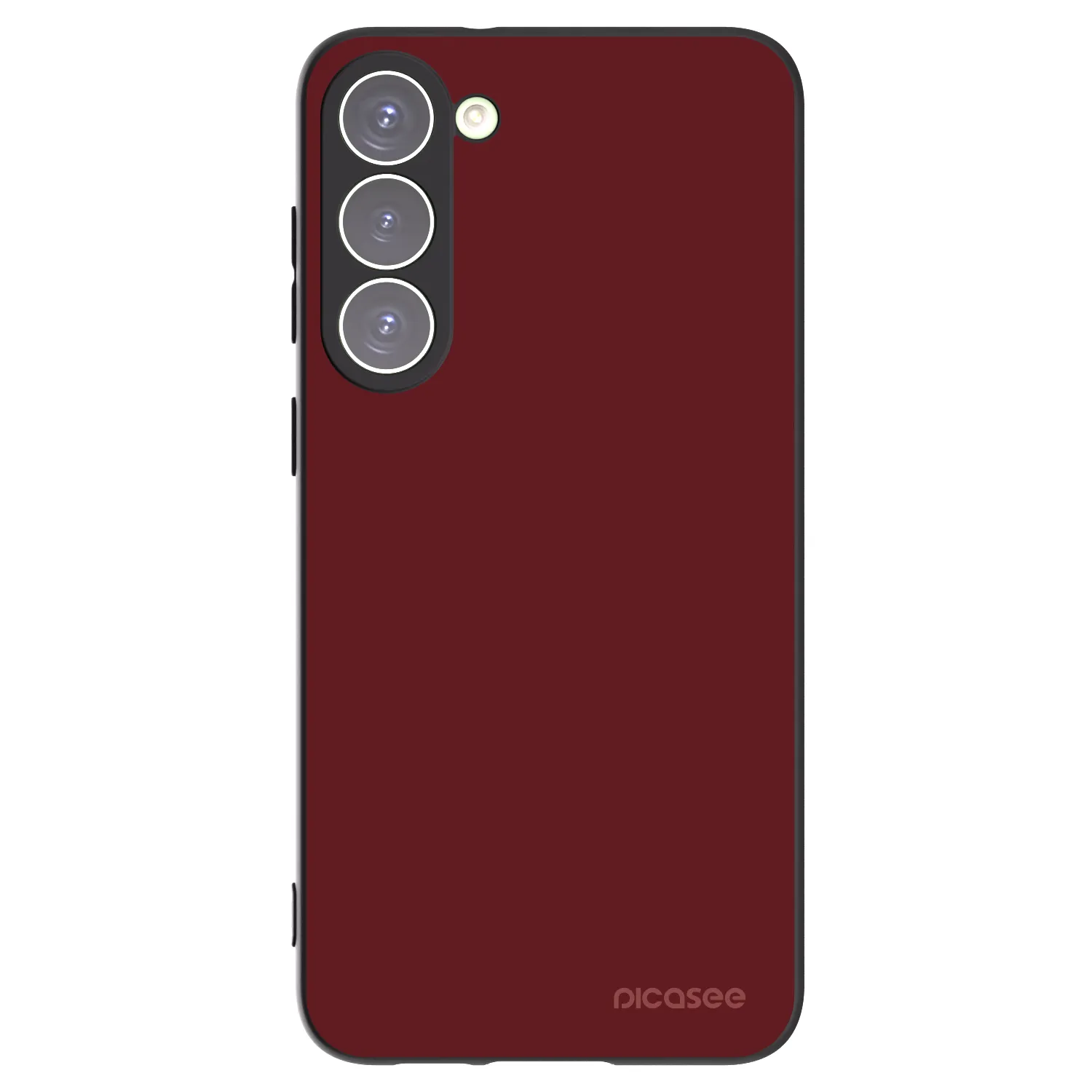 Picasee Μαύρη θήκη σιλικόνης για Samsung Galaxy S23+ 5G - Red Bliss