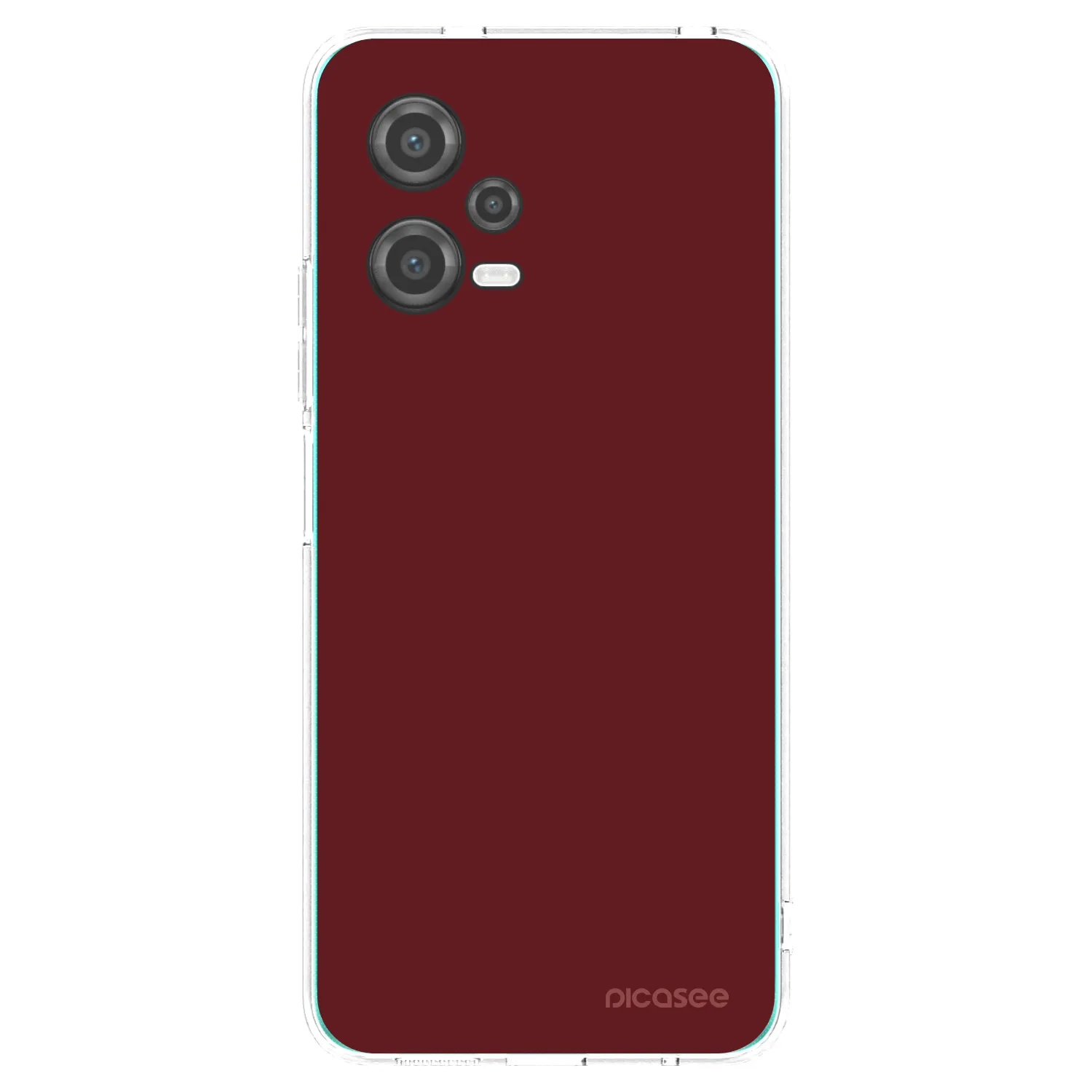 Picasee διαφανής θήκη σιλικόνης Xiaomi Poco X5 - Red Bliss