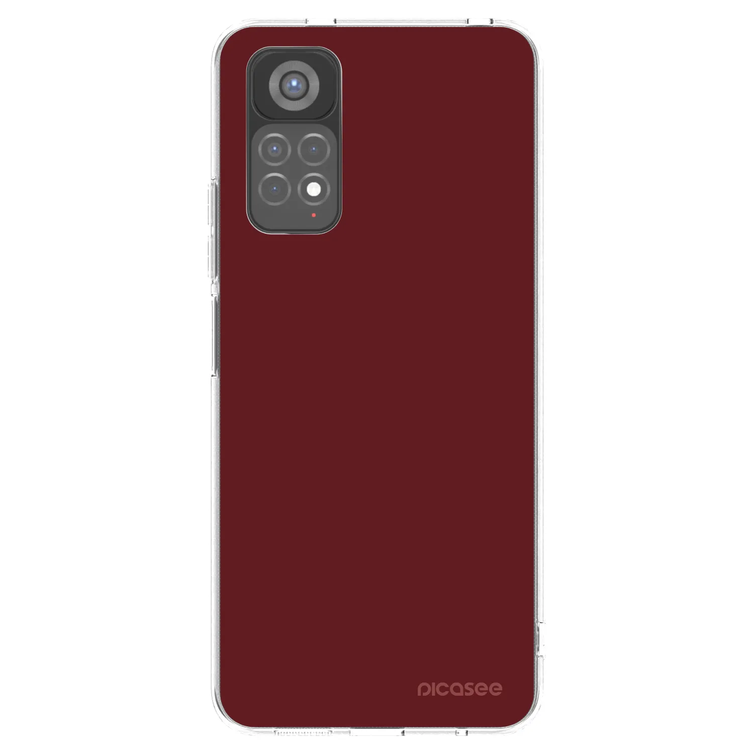 Picasee διαφανής θήκη σιλικόνης Xiaomi Redmi Note 11S 5G - Red Bliss