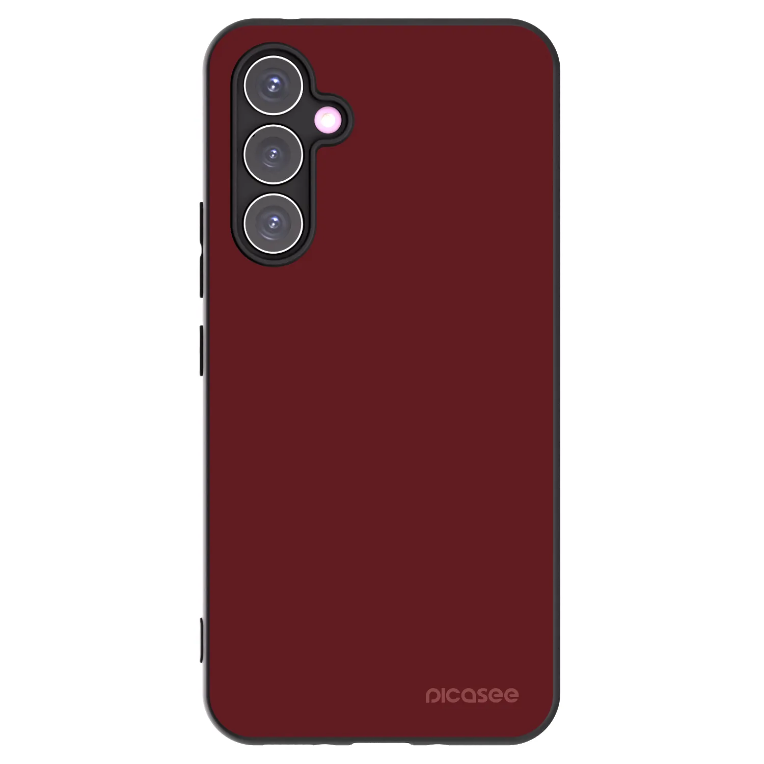 Picasee Μαύρη θήκη σιλικόνης για Samsung Galaxy A54 5G A546B - Red Bliss