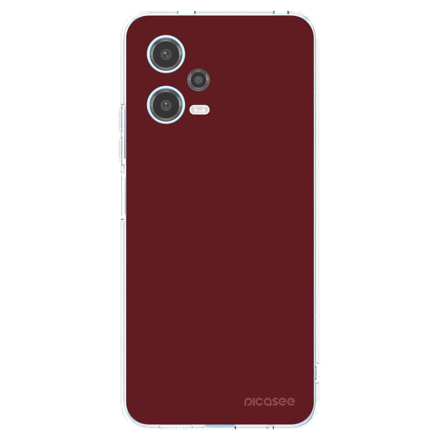 Picasee διαφανής θήκη σιλικόνης Xiaomi Redmi Note 12 5G - Red Bliss