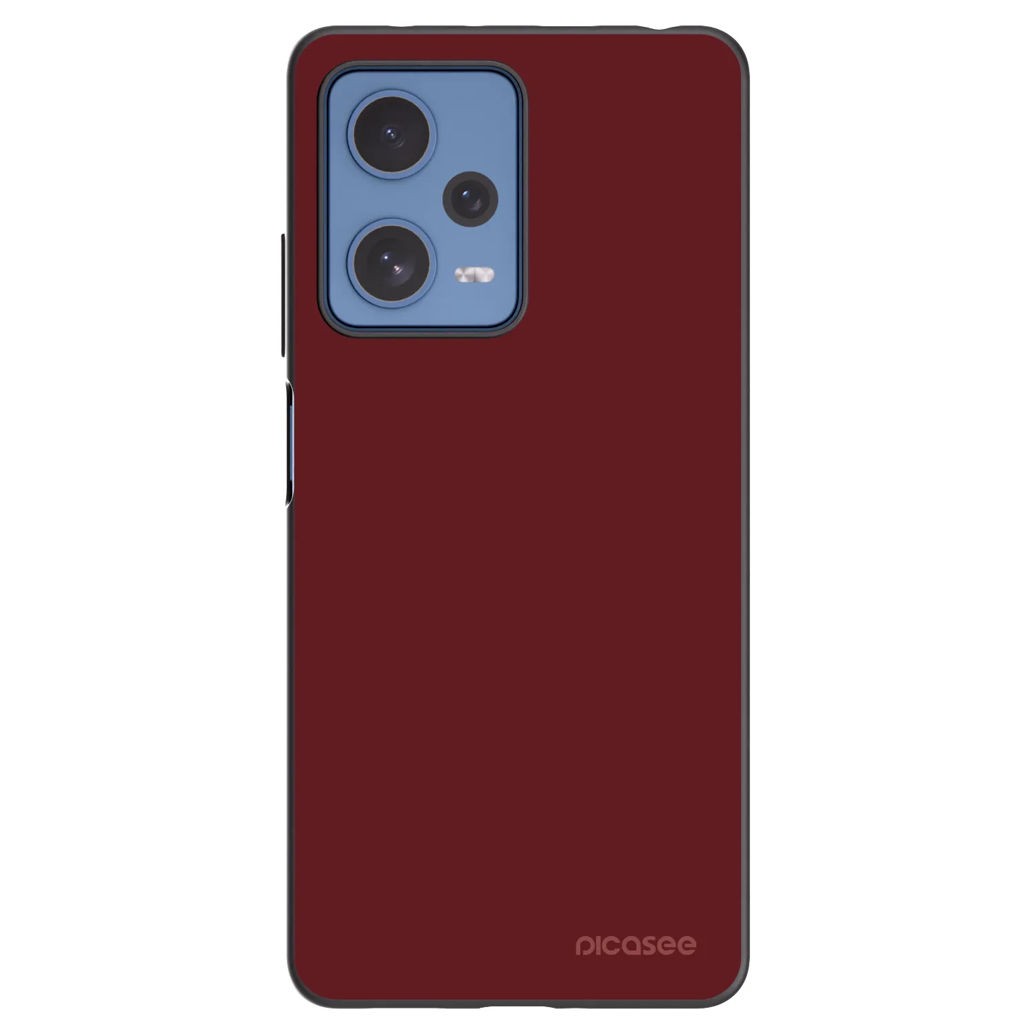 Picasee Μαύρη θήκη σιλικόνης για Xiaomi Redmi Note 12 Pro 5G - Red Bliss