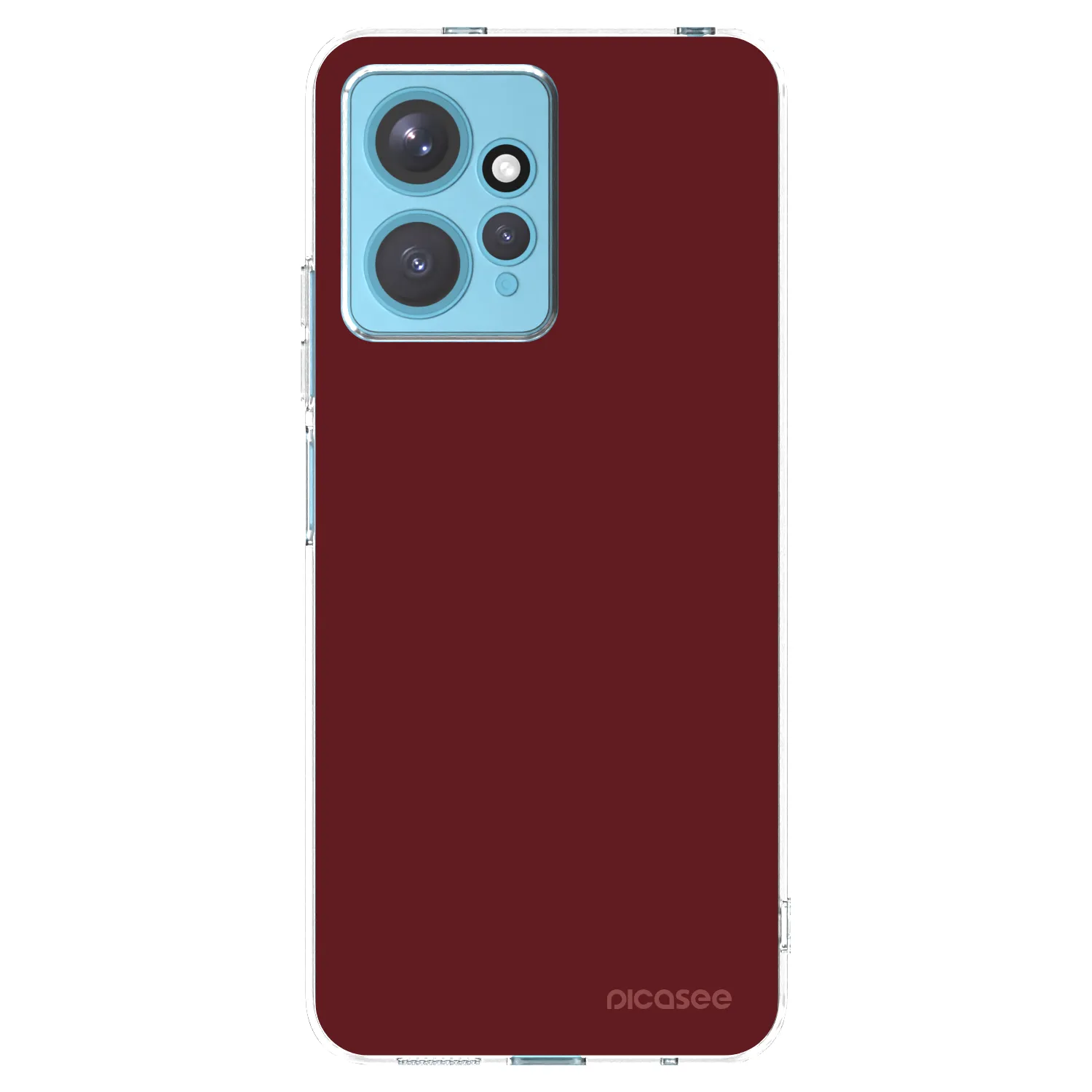 Picasee διαφανής θήκη σιλικόνης Xiaomi Redmi Note 12 4G - Red Bliss