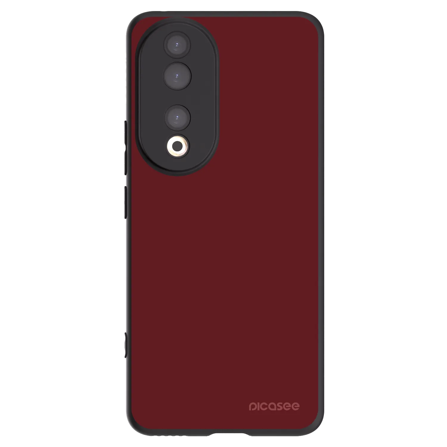 Picasee Μαύρη θήκη σιλικόνης για Honor 90 5G - Red Bliss
