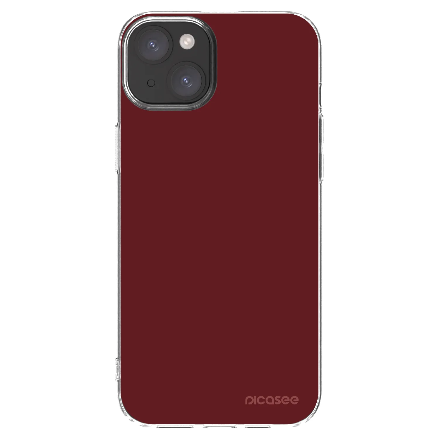 Picasee διαφανής θήκη σιλικόνης Apple iPhone 15 Plus - Red Bliss