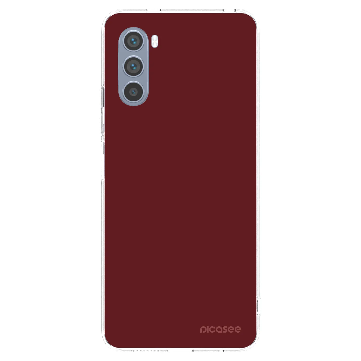 Picasee διαφανής θήκη σιλικόνης Motorola Moto G62 - Red Bliss