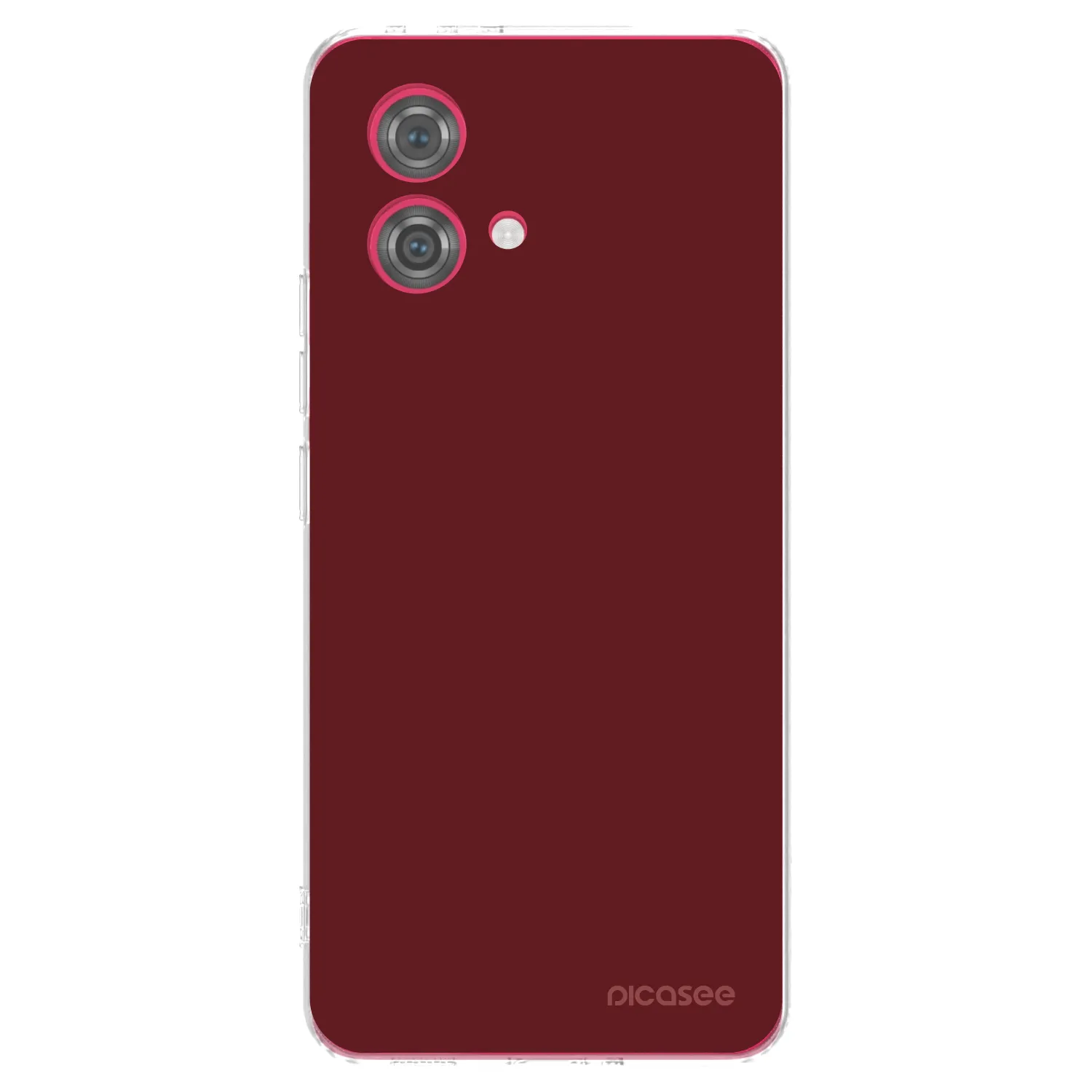 Picasee διαφανής θήκη σιλικόνης Motorola Moto G84 5G - Red Bliss