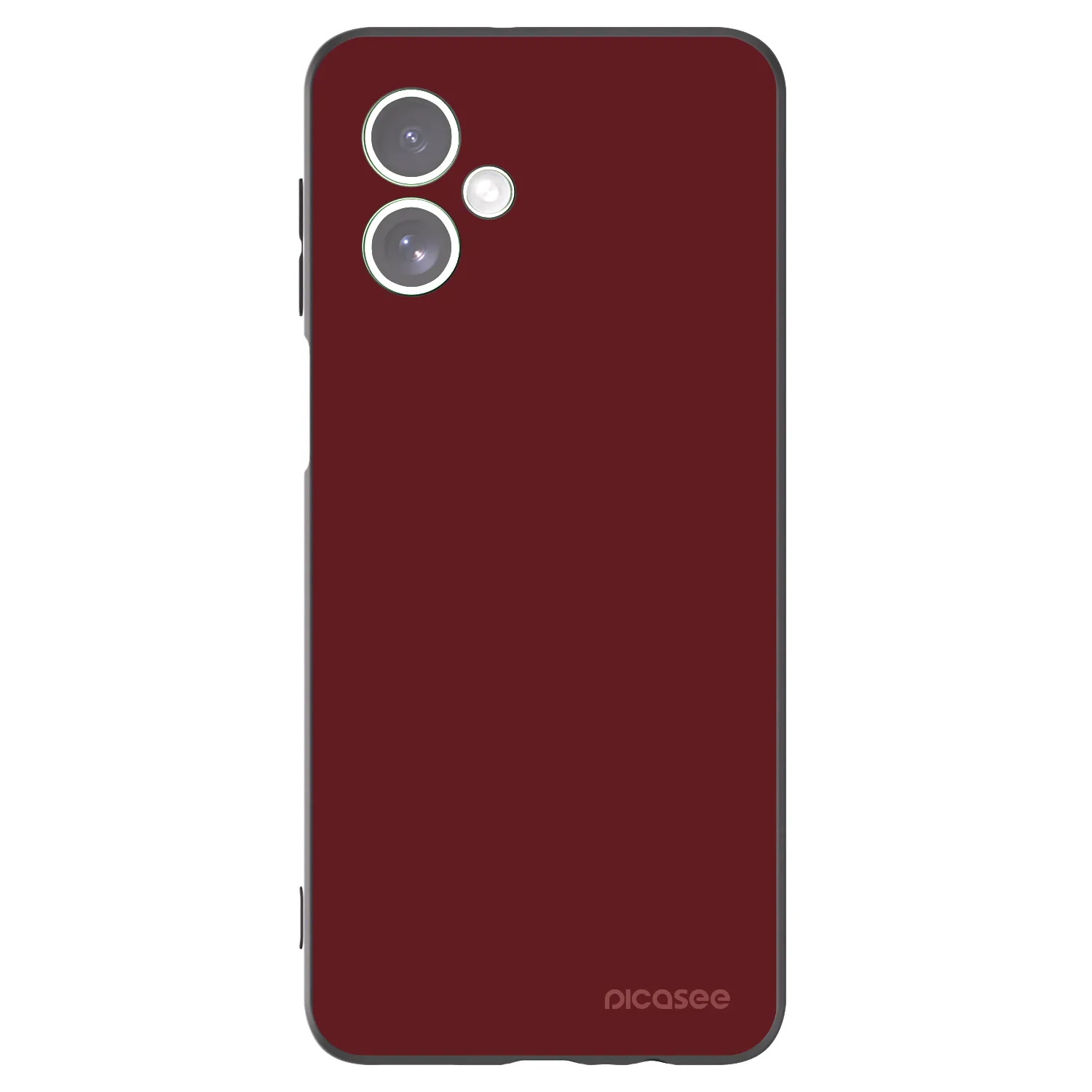 Picasee Μαύρη θήκη σιλικόνης για Motorola Moto G54 5G - Red Bliss