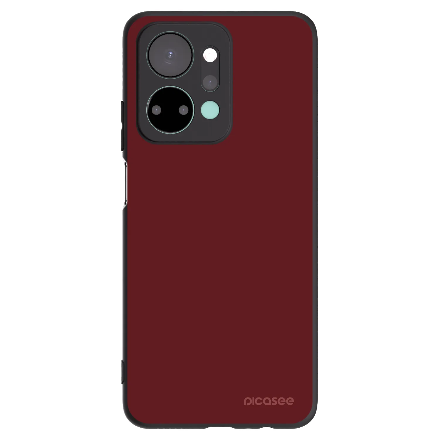 Picasee Μαύρη θήκη σιλικόνης για Honor X7a - Red Bliss
