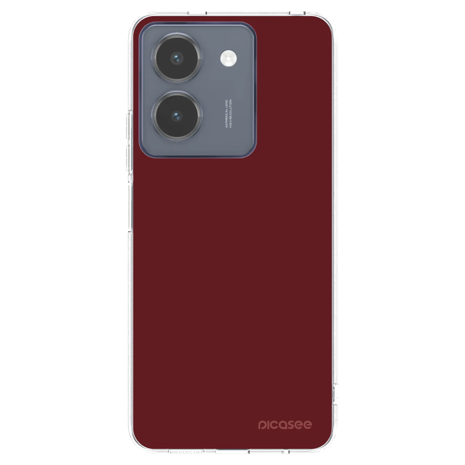 Picasee διαφανής θήκη σιλικόνης Vivo Y36 4G - Red Bliss