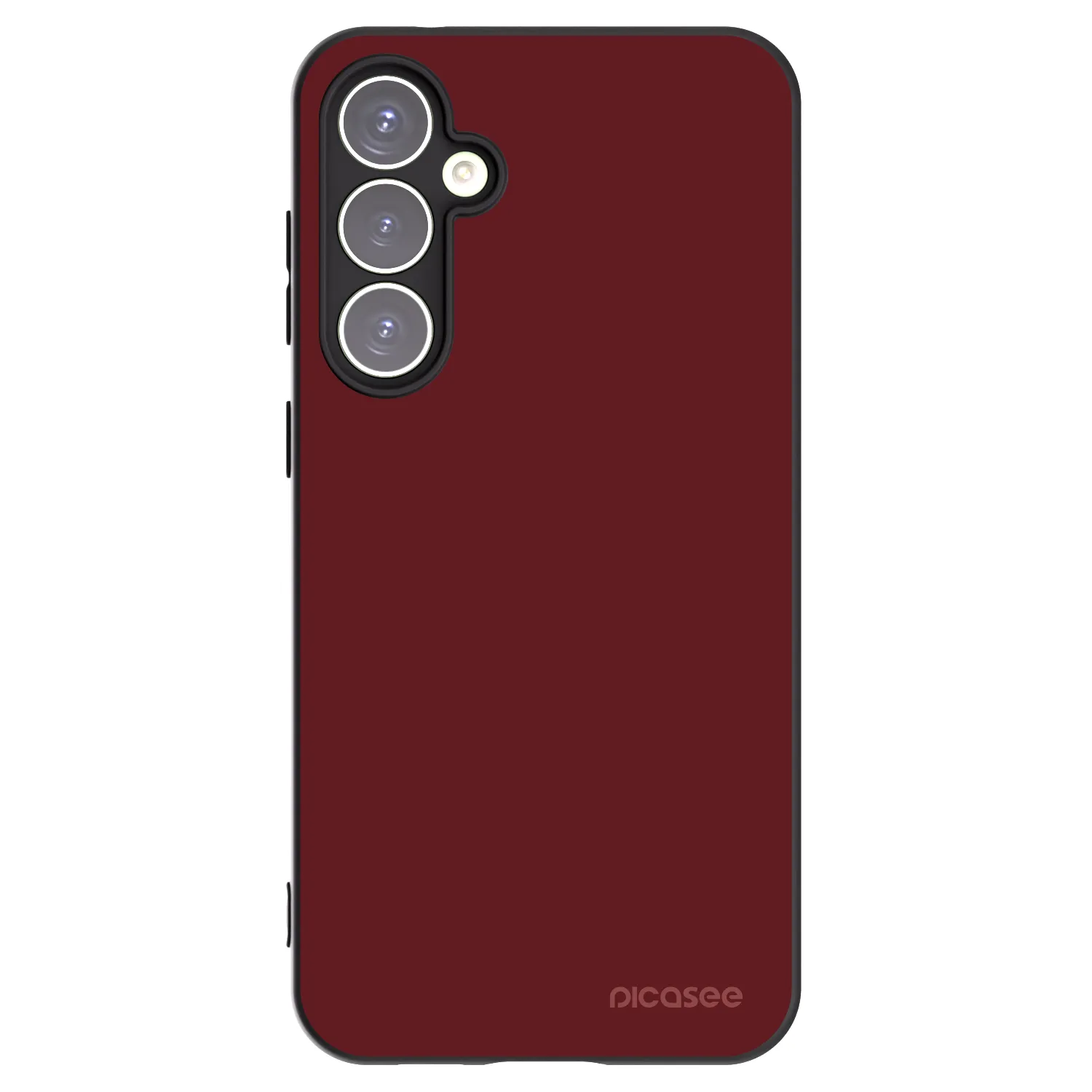 Picasee Μαύρη θήκη σιλικόνης για Samsung Galaxy S23 FE S711B - Red Bliss