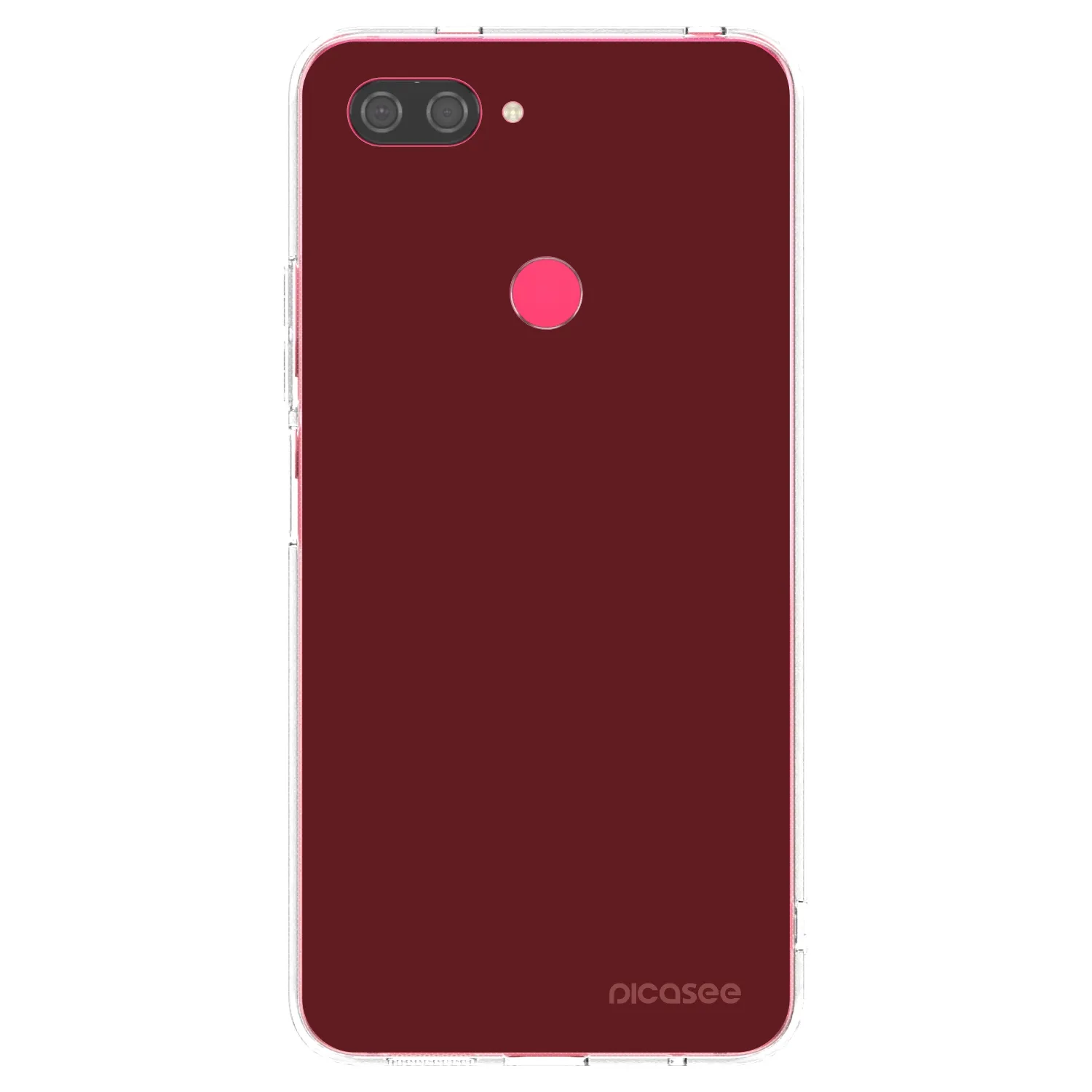 Picasee διαφανής θήκη σιλικόνης Xiaomi Mi 8 Lite - Red Bliss