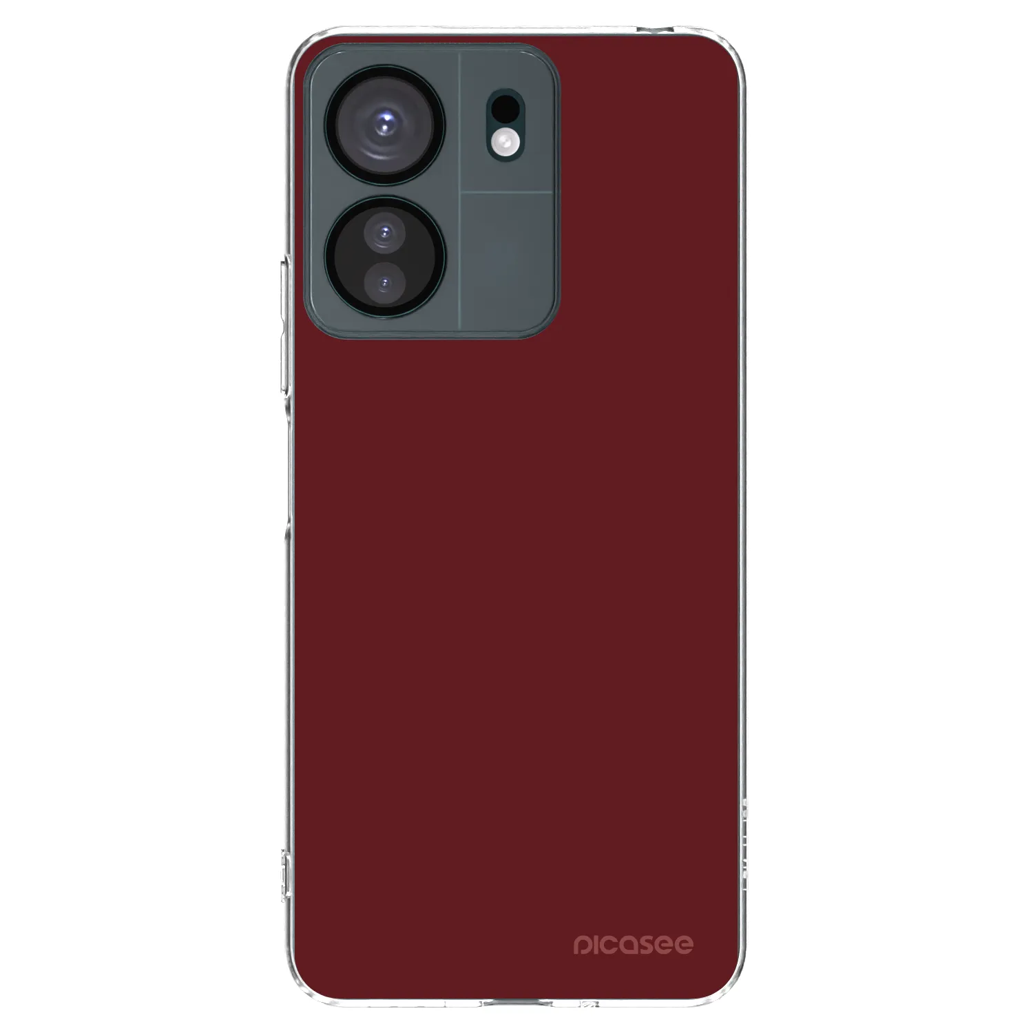 Picasee διαφανής θήκη σιλικόνης Xiaomi Redmi 13C 4G - Red Bliss