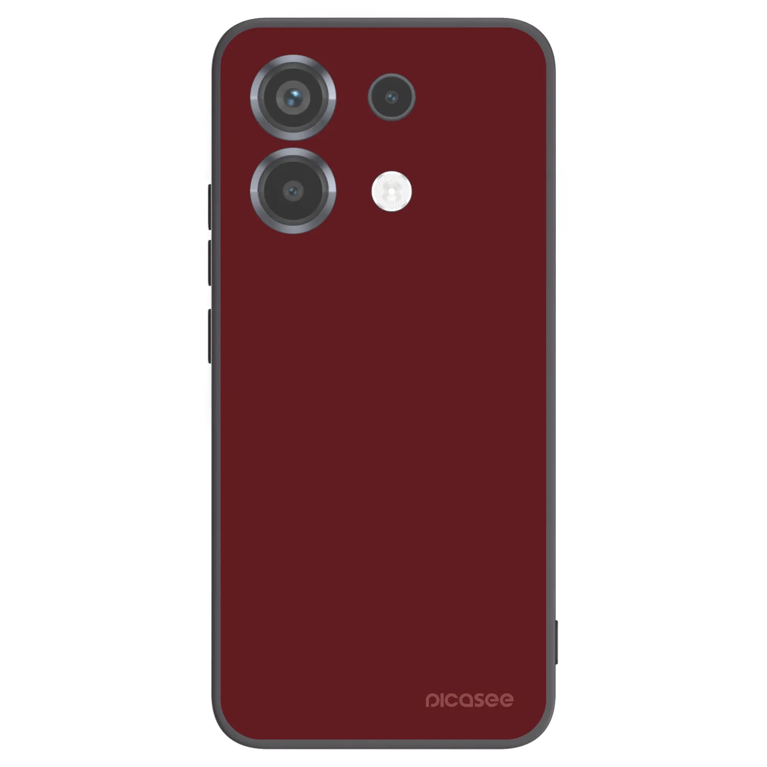 Picasee Μαύρη θήκη σιλικόνης για Xiaomi Poco X6 - Red Bliss