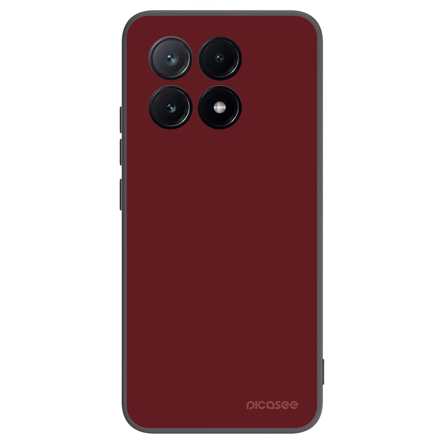 Picasee Μαύρη θήκη σιλικόνης για Xiaomi Poco X6 Pro - Red Bliss