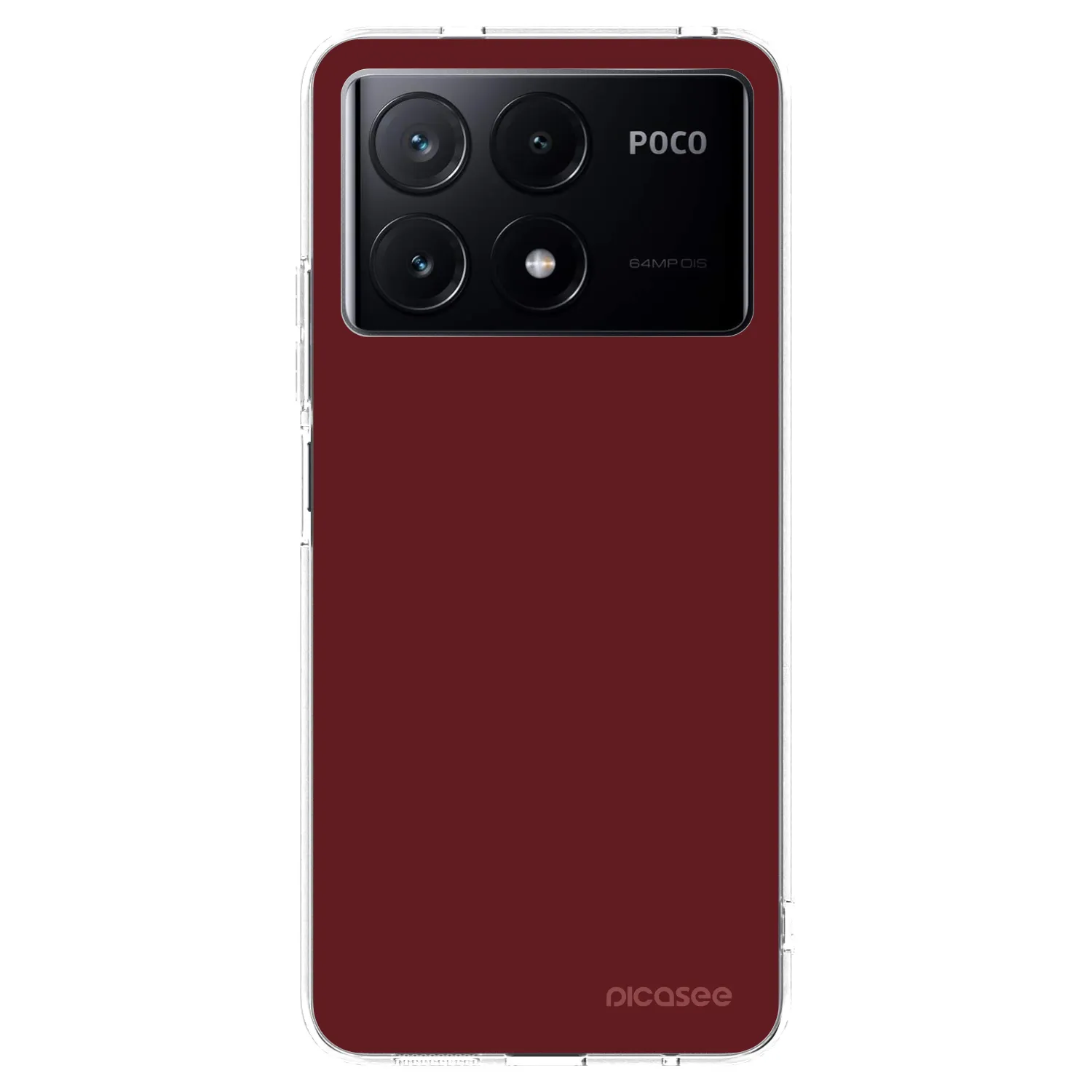 Picasee διαφανής θήκη σιλικόνης Xiaomi Poco X6 Pro - Red Bliss