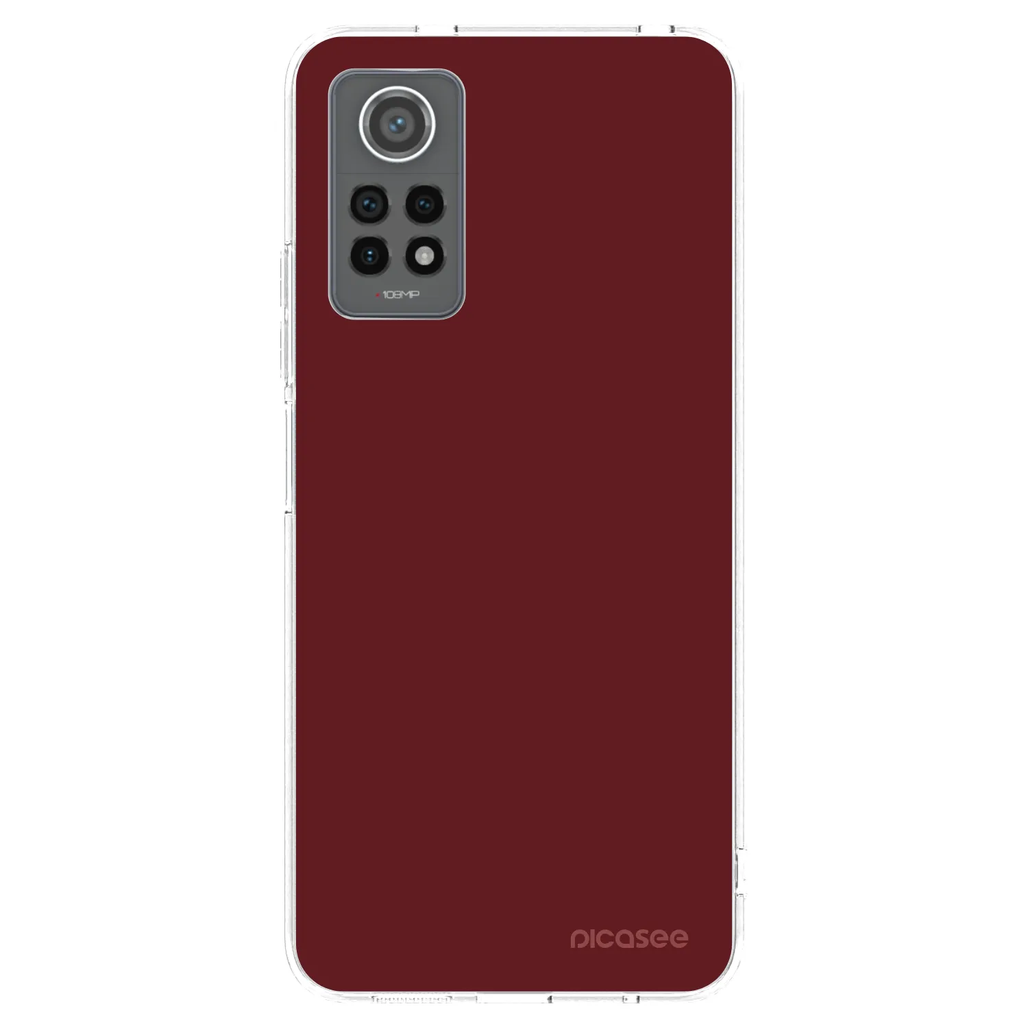 Picasee διαφανής θήκη σιλικόνης Xiaomi Redmi Note 12 Pro 4G - Red Bliss
