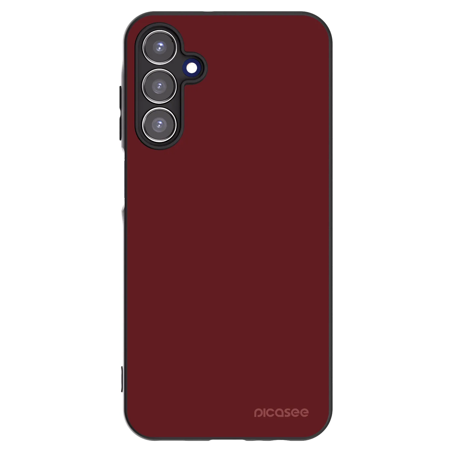 Picasee Μαύρη θήκη σιλικόνης για Samsung Galaxy A15 A155F 4G - Red Bliss