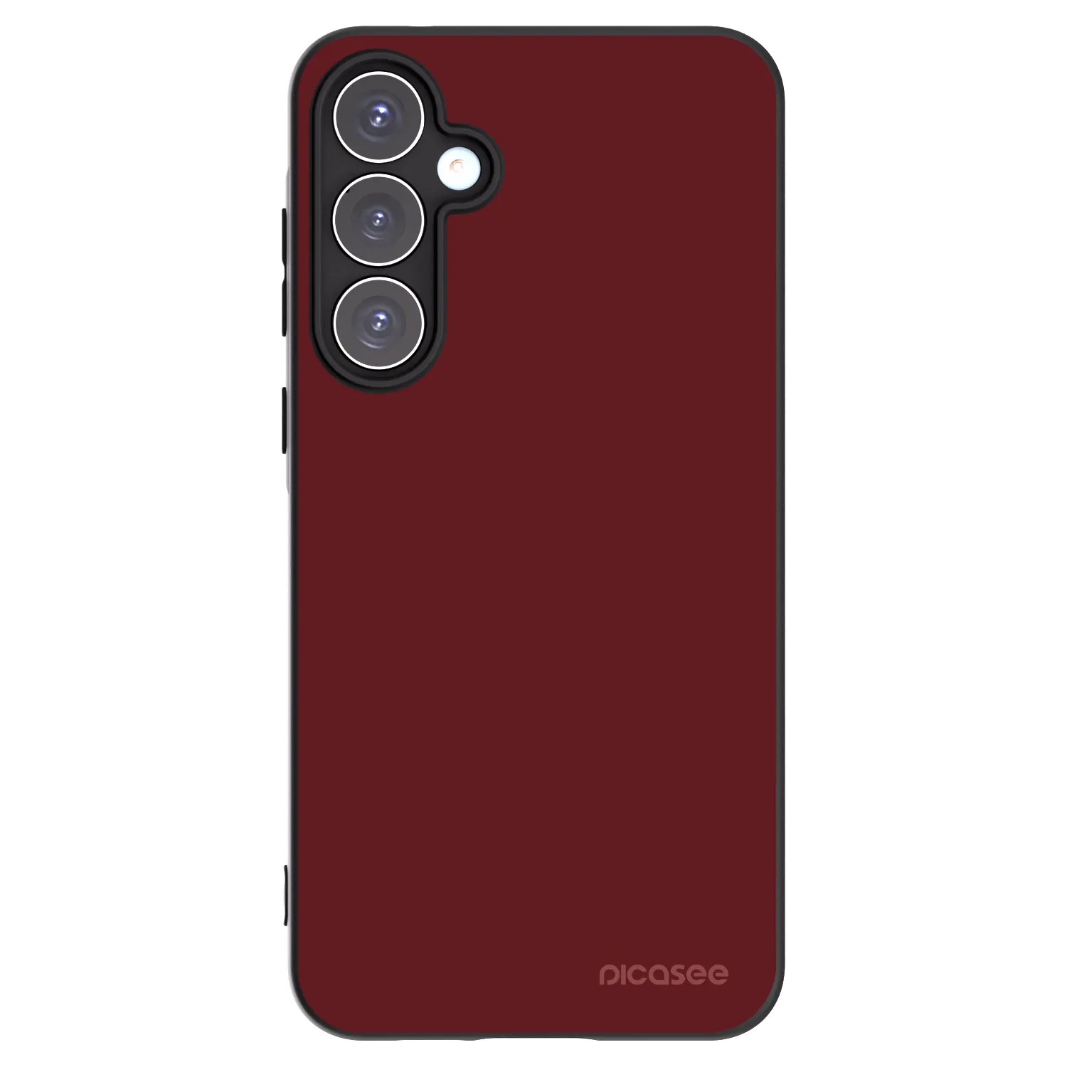 Picasee Μαύρη θήκη σιλικόνης για Samsung Galaxy A55 5G A556B - Red Bliss