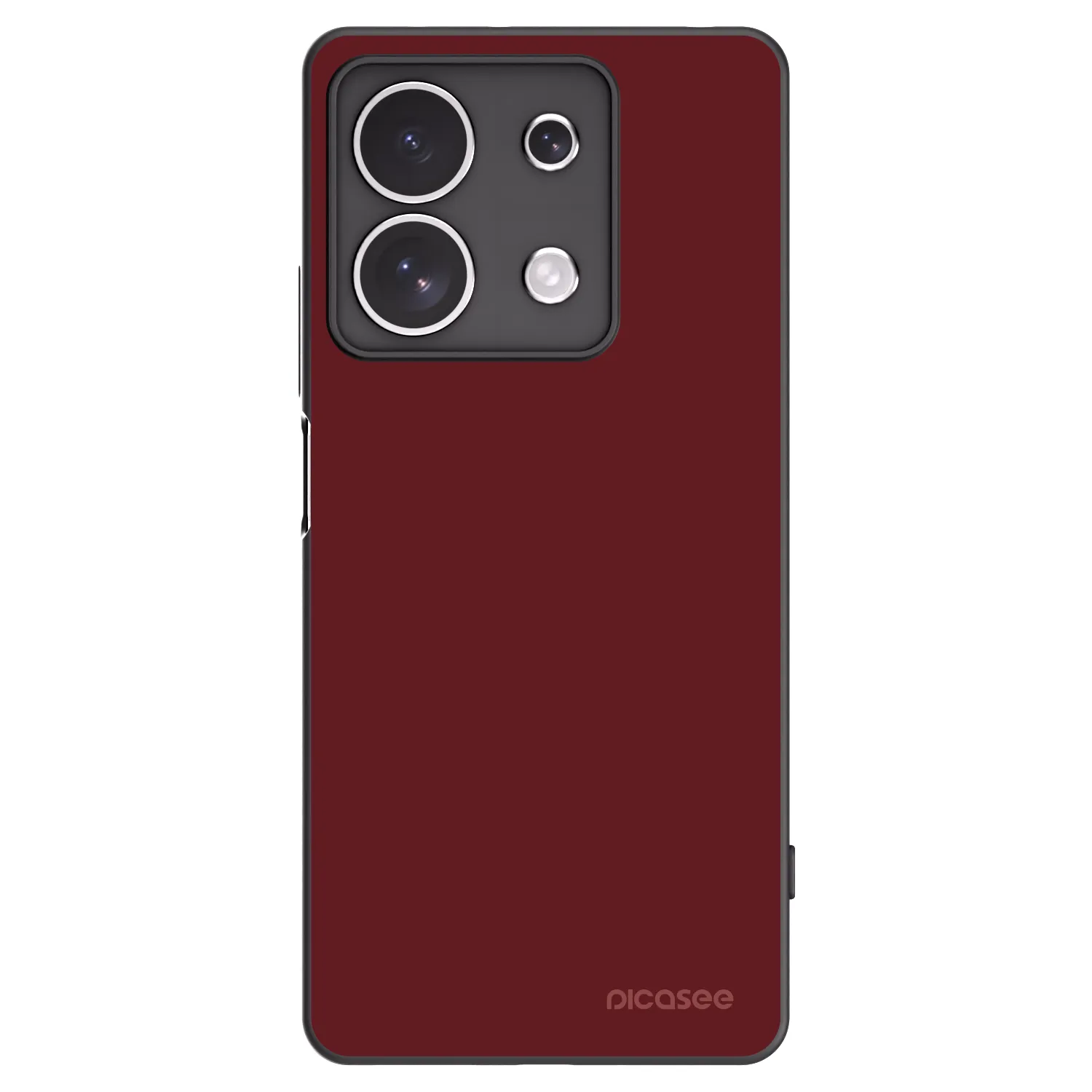 Picasee Μαύρη θήκη σιλικόνης για Xiaomi Redmi Note 13 4G - Red Bliss