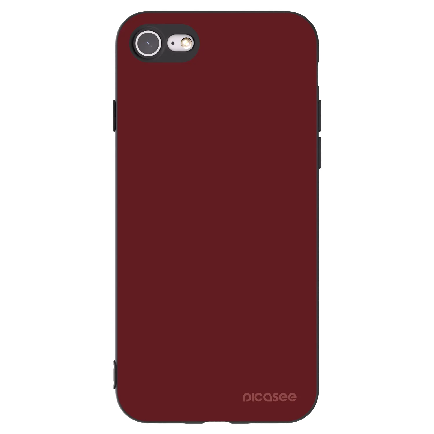 Picasee Μαύρη θήκη σιλικόνης για Apple iPhone 8 - Red Bliss