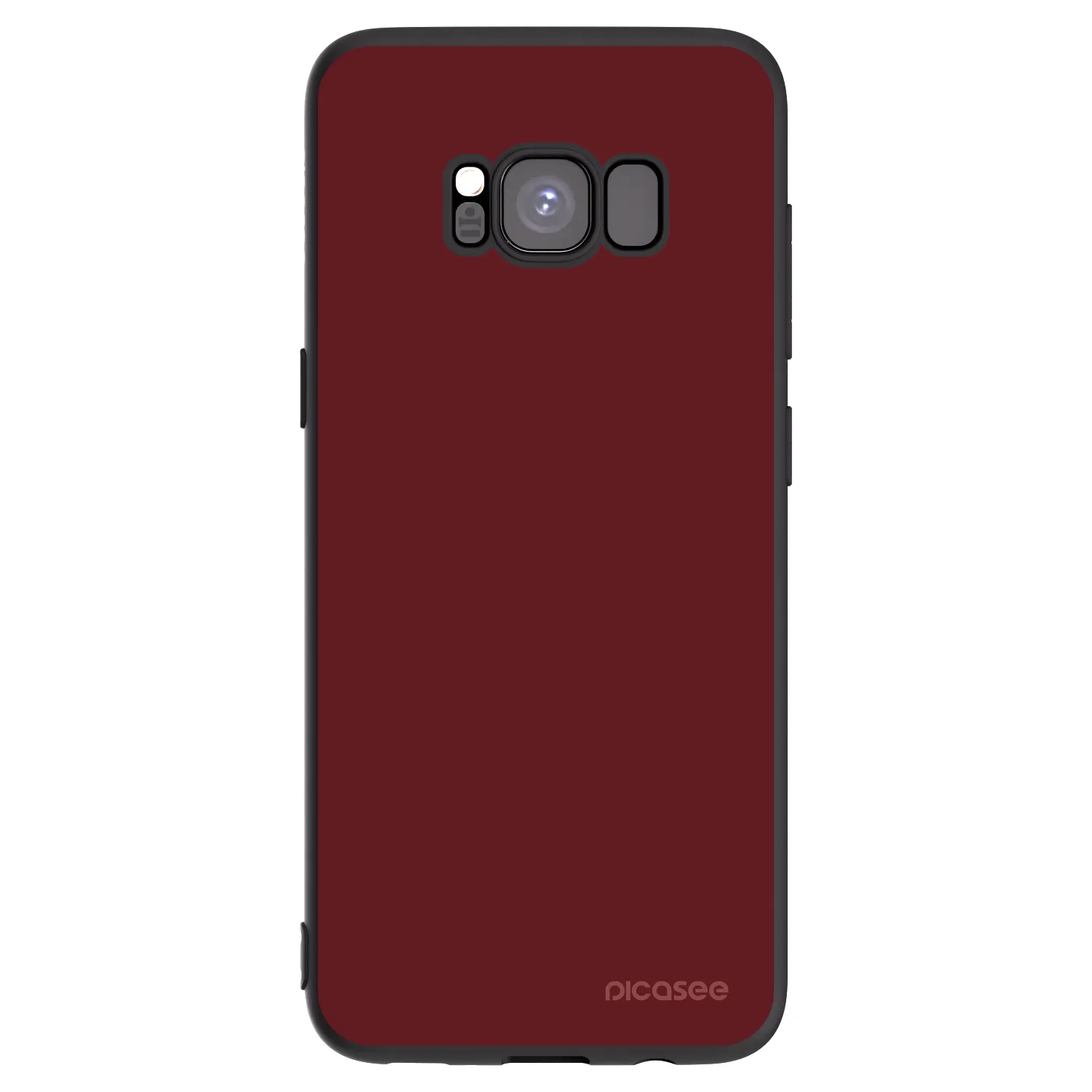 Picasee Μαύρη θήκη σιλικόνης για Samsung Galaxy S8 G950F - Red Bliss
