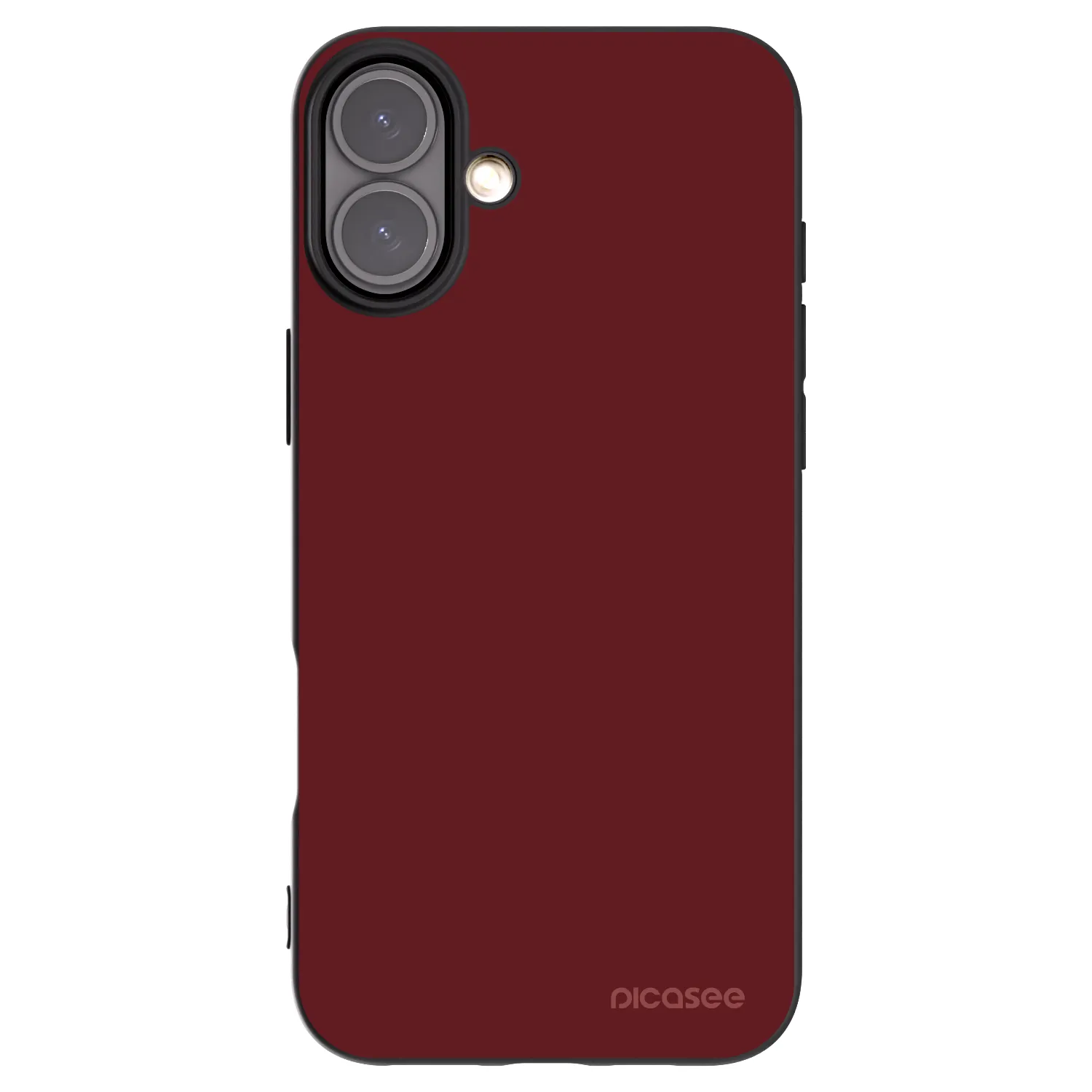 Picasee Μαύρη θήκη σιλικόνης για Apple iPhone 16 Plus - Red Bliss