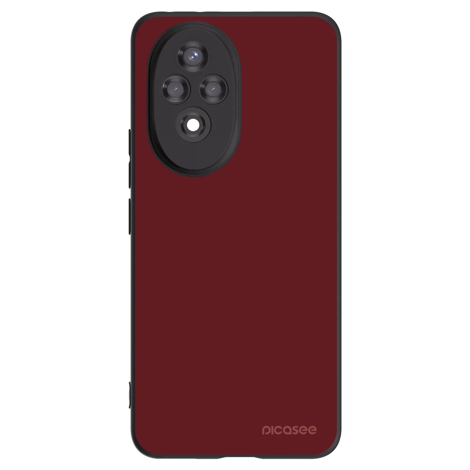 Picasee Μαύρη θήκη σιλικόνης για Honor 200 Pro 5G - Red Bliss