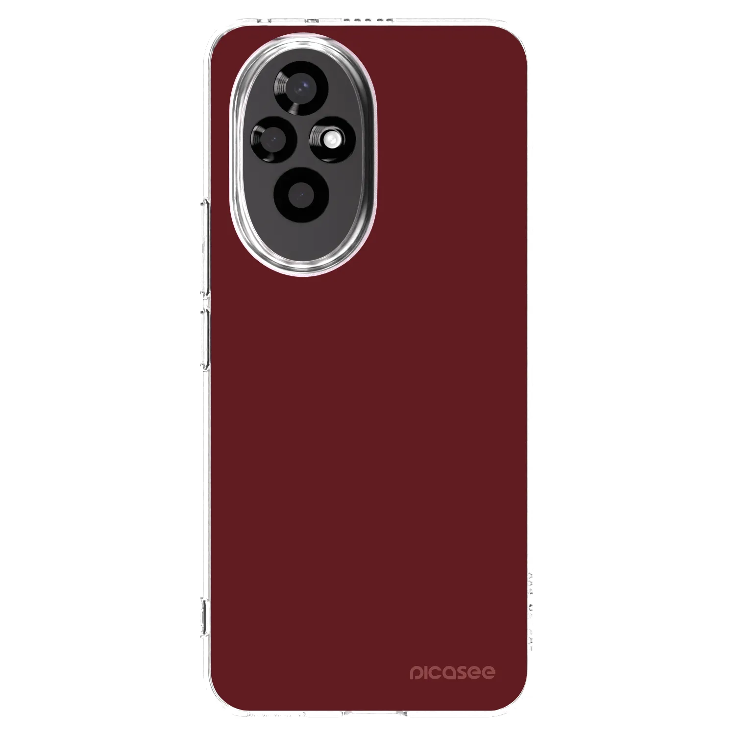 Picasee διαφανής θήκη σιλικόνης Honor 200 Pro 5G - Red Bliss