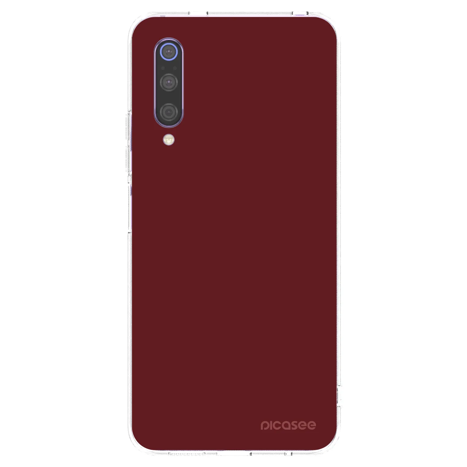 Picasee διαφανής θήκη σιλικόνης Xiaomi Mi 9 - Red Bliss
