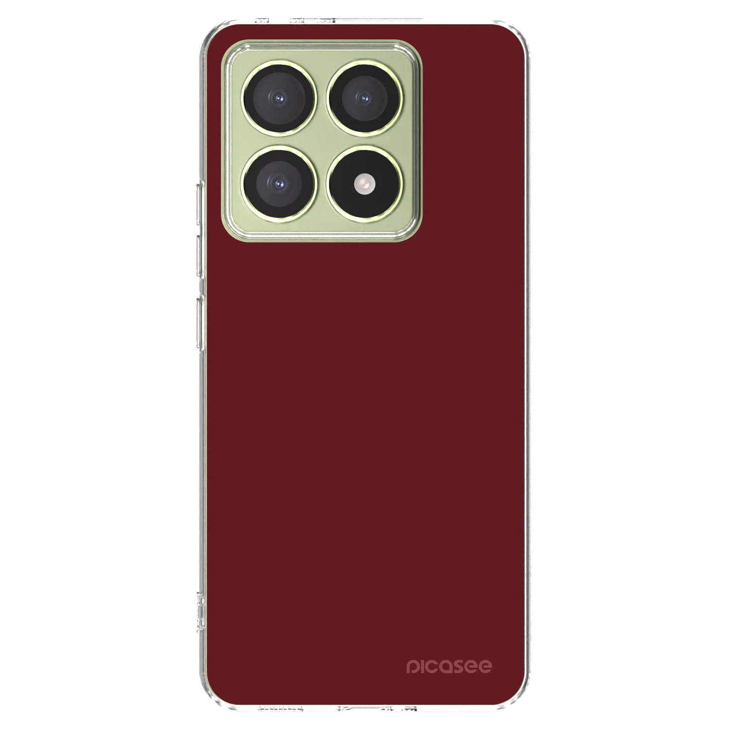 Picasee διαφανής θήκη σιλικόνης Xiaomi 14T - Red Bliss