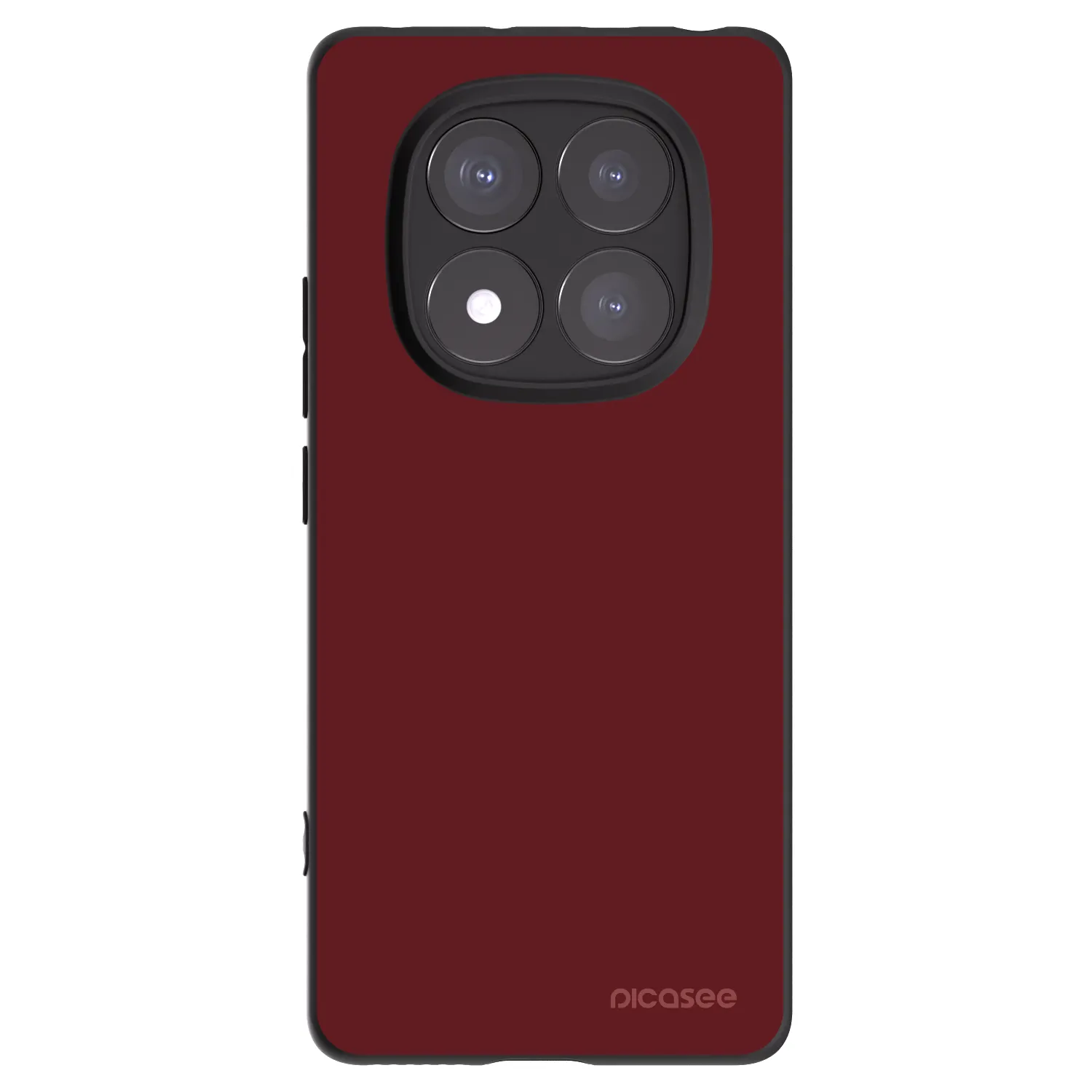 Picasee Μαύρη θήκη σιλικόνης για Xiaomi Redmi Note 14 Pro 5G - Red Bliss