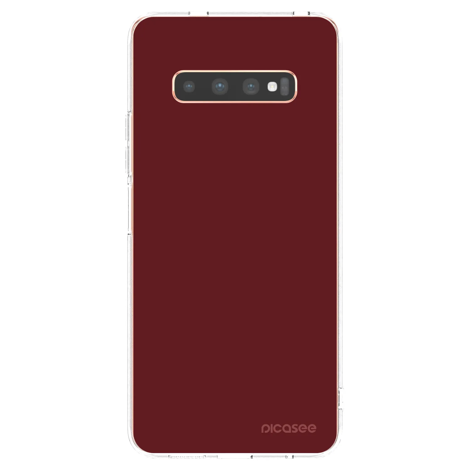 Picasee διαφανής θήκη σιλικόνης Samsung Galaxy S10 Plus G975 - Red Bliss