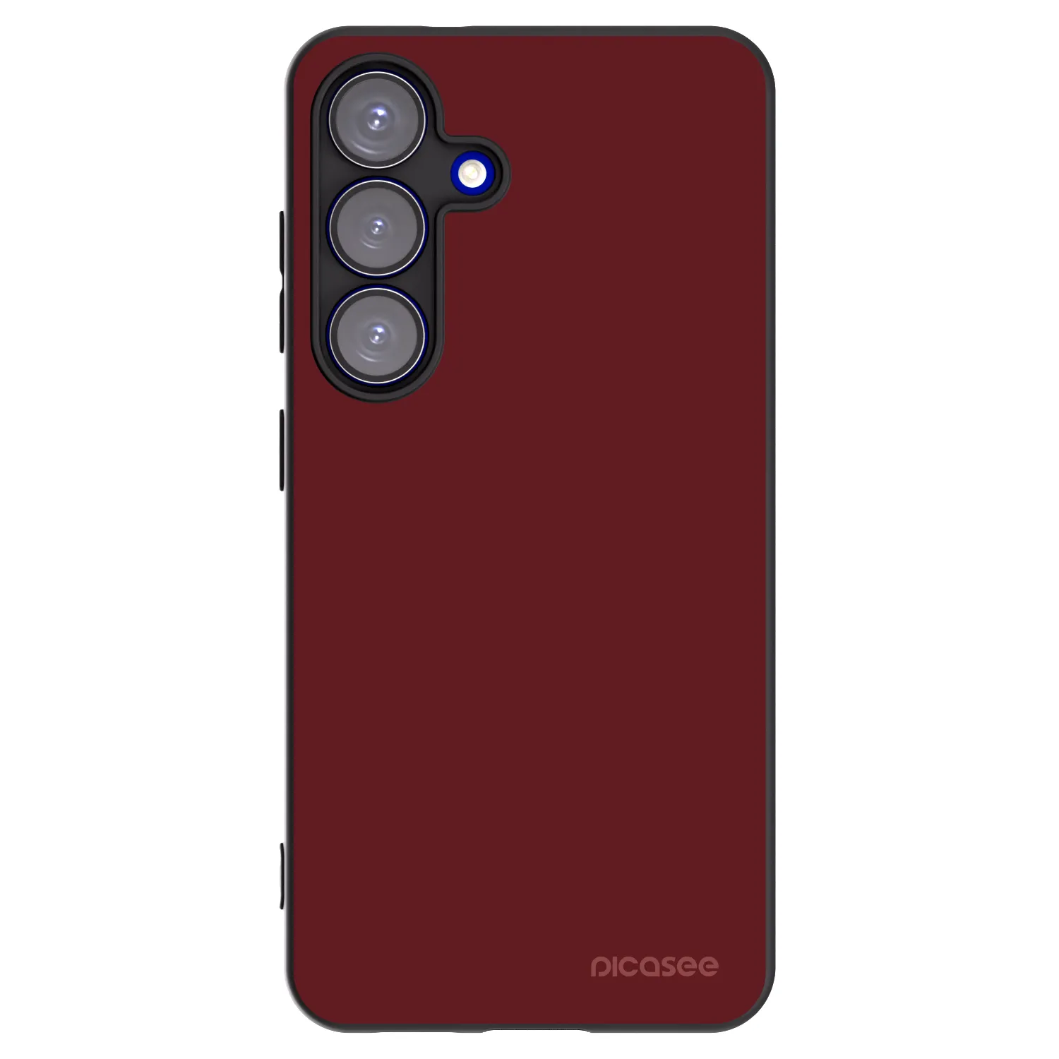 Picasee Μαύρη θήκη σιλικόνης για Samsung Galaxy S25 5G - Red Bliss