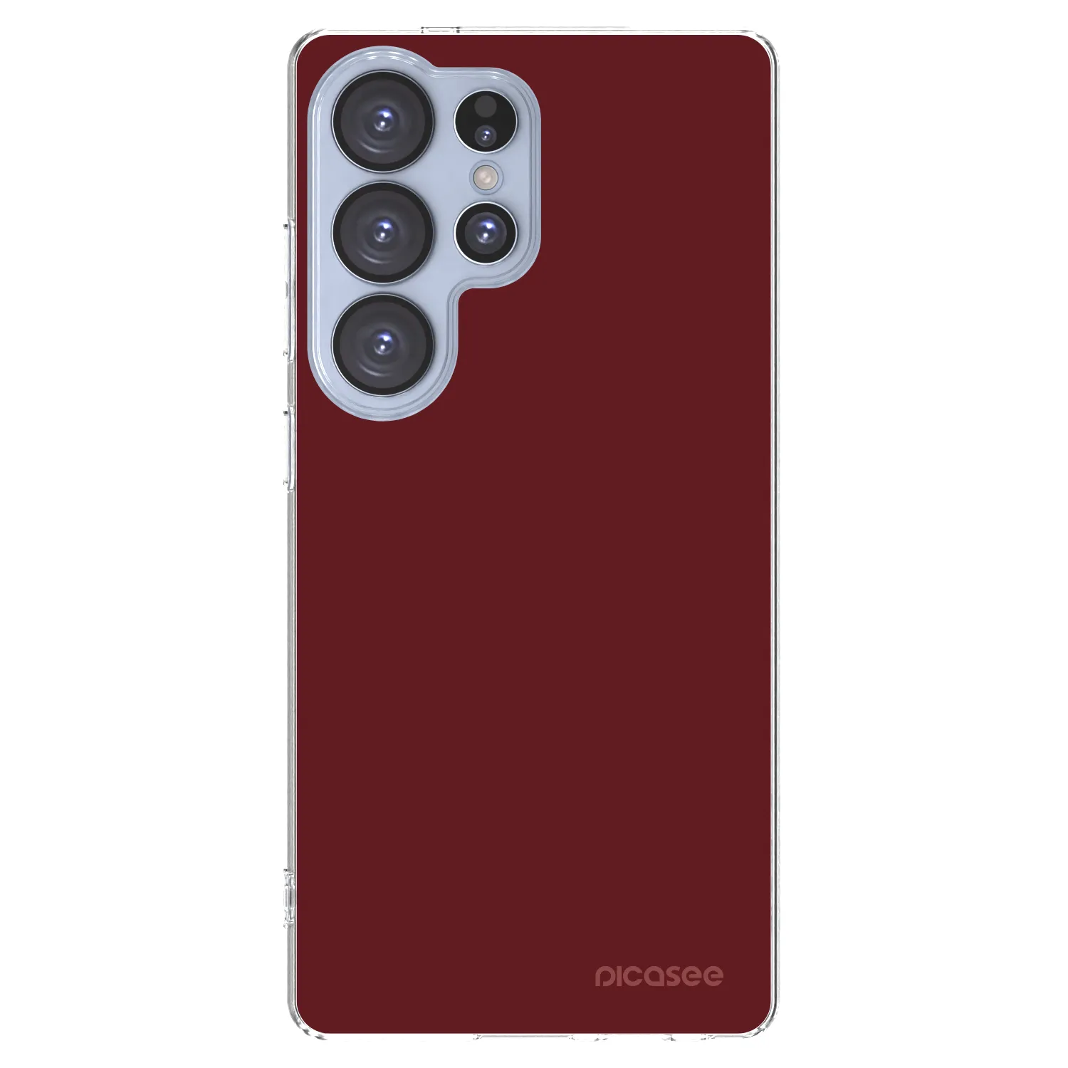 Picasee διαφανής θήκη σιλικόνης Samsung Galaxy S25 Ultra 5G - Red Bliss