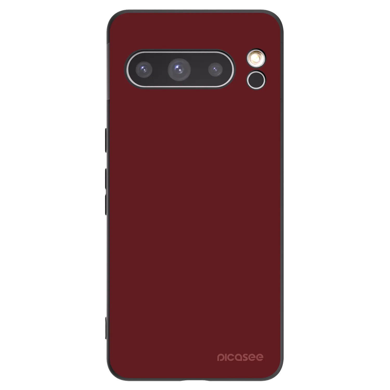 Picasee Μαύρη θήκη σιλικόνης για Google Pixel 8 Pro - Red Bliss