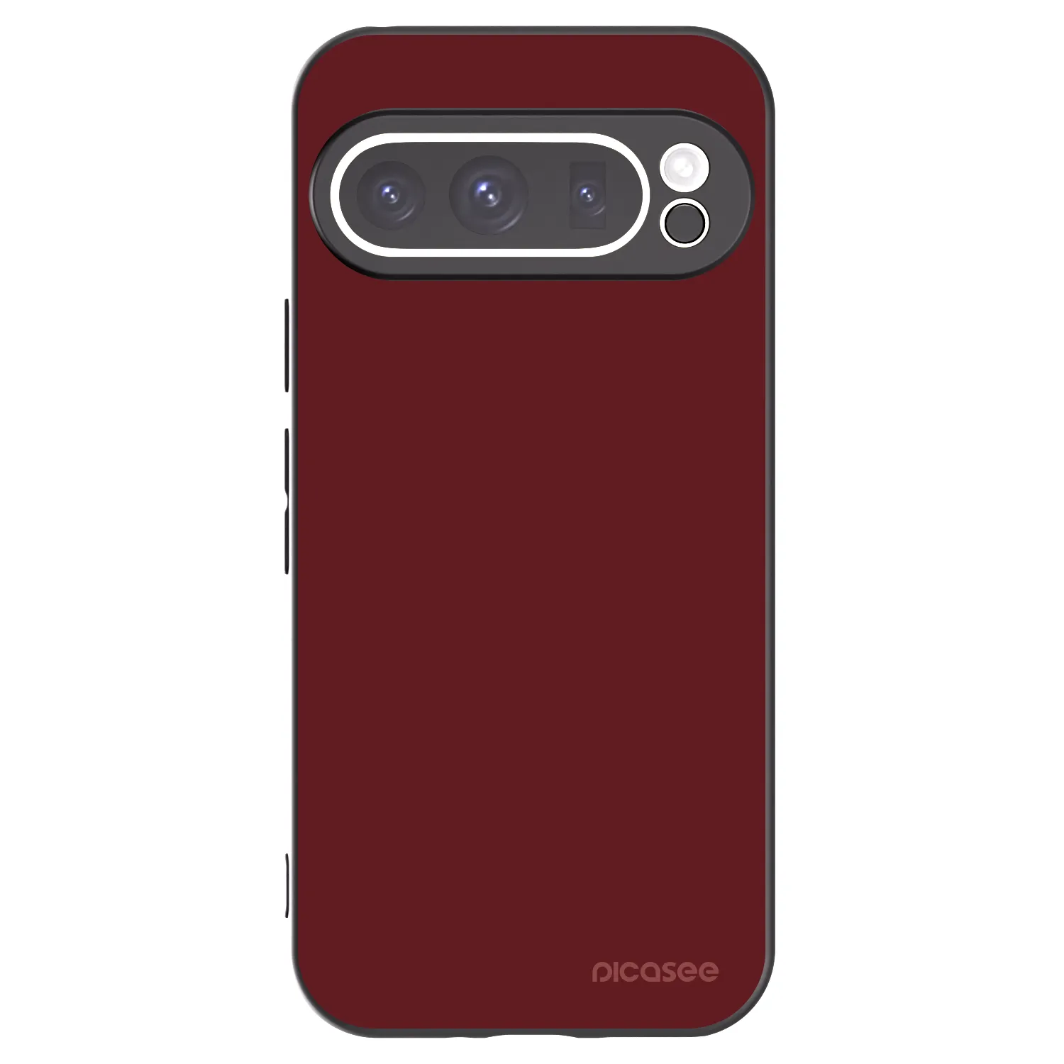 Picasee Μαύρη θήκη σιλικόνης για Google Pixel 9 Pro - Red Bliss