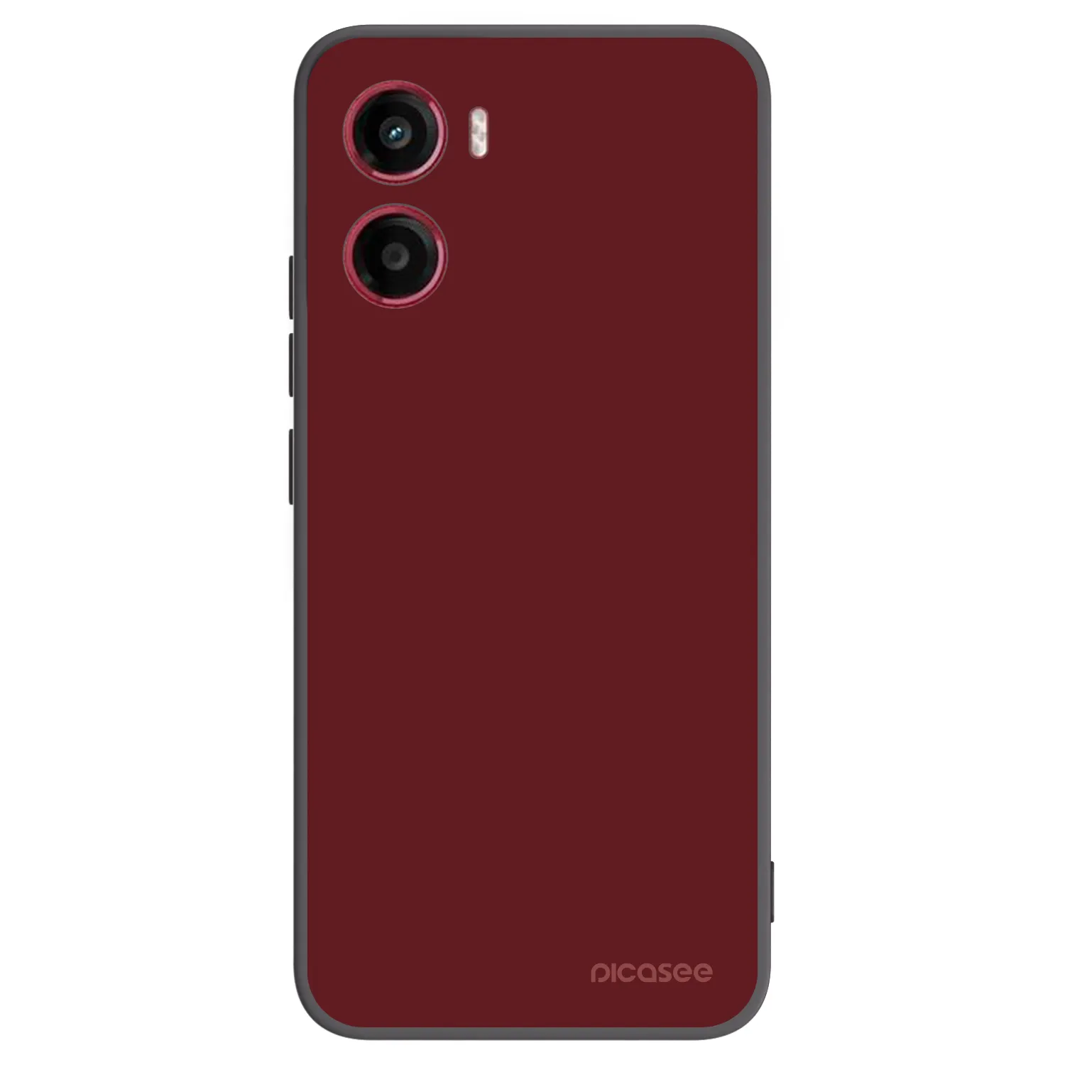Picasee Μαύρη θήκη σιλικόνης για Motorola Moto G05 - Red Bliss