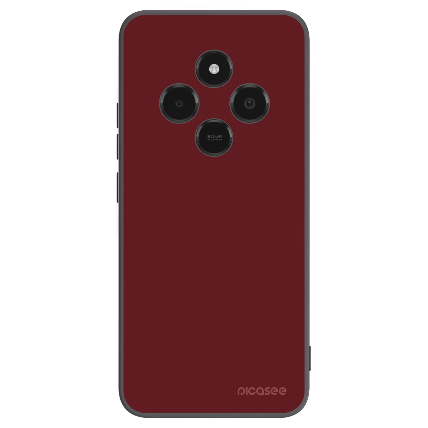 Picasee Μαύρη θήκη σιλικόνης για Xiaomi Poco C75 - Red Bliss