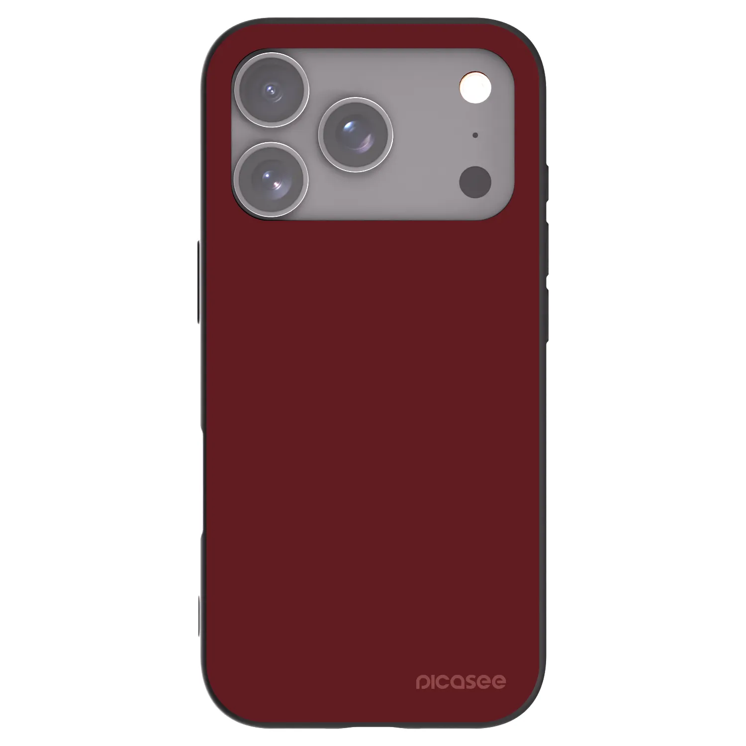 Picasee Μαύρη θήκη σιλικόνης για Apple iPhone 17 Pro - Red Bliss