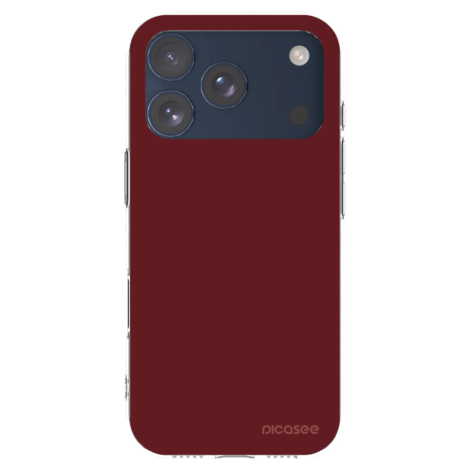 Picasee διαφανής θήκη σιλικόνης Apple iPhone 17 Pro - Red Bliss